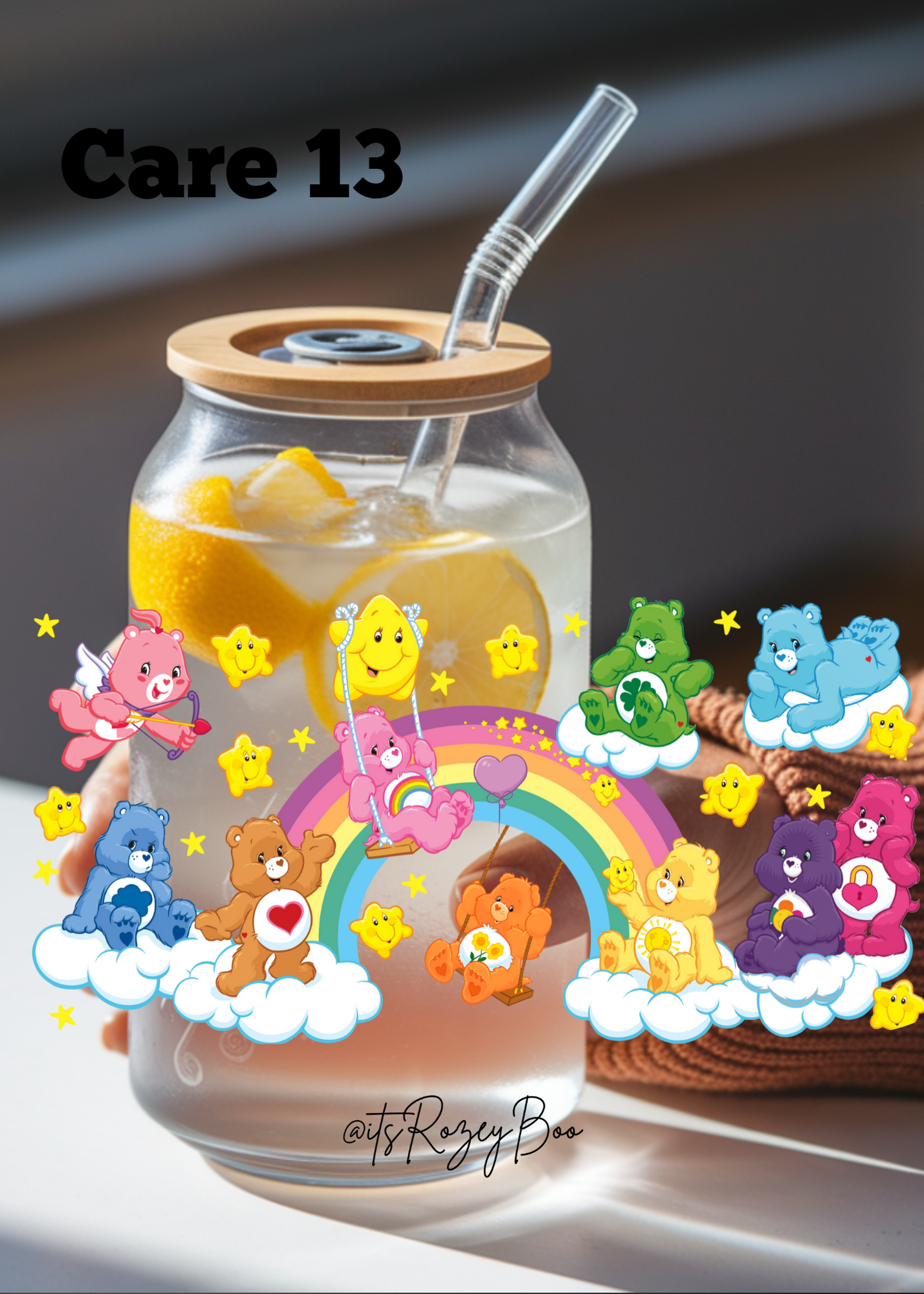 Cartoon Bears that care 13 UVDTF wraps