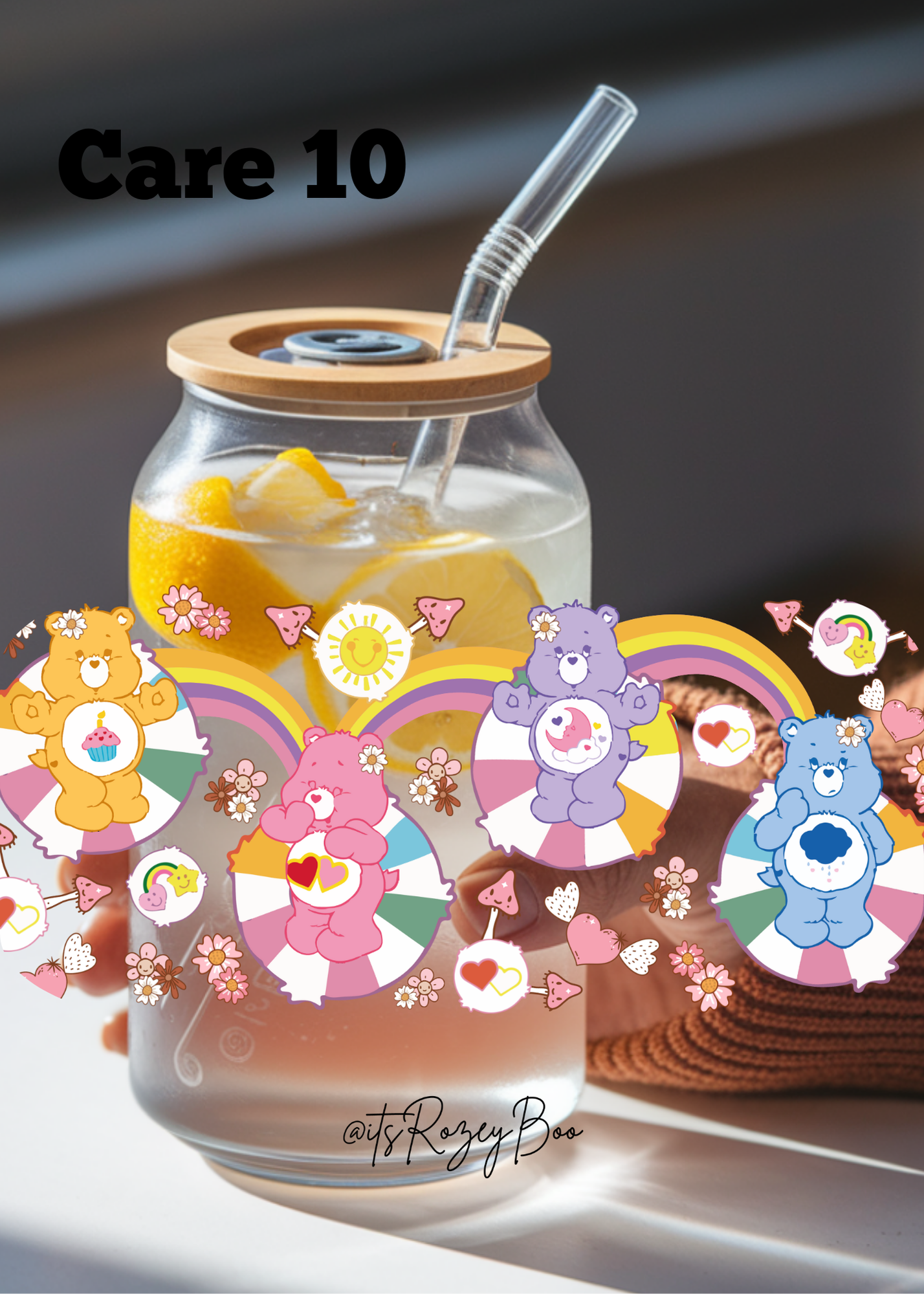 Cartoon Bears that care 10 UVDTF wraps