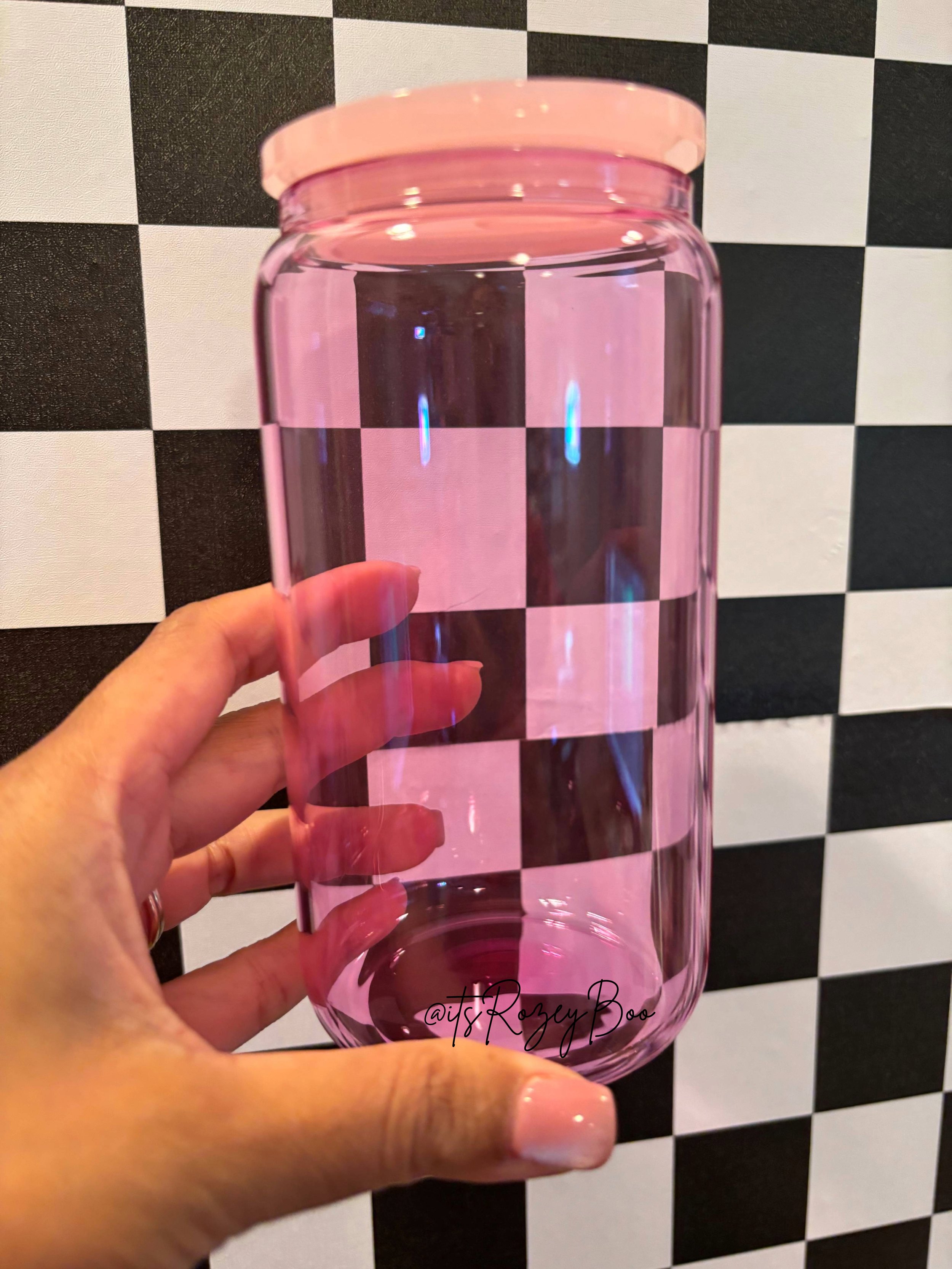 Light Pink Libbey Style Jelly Glass