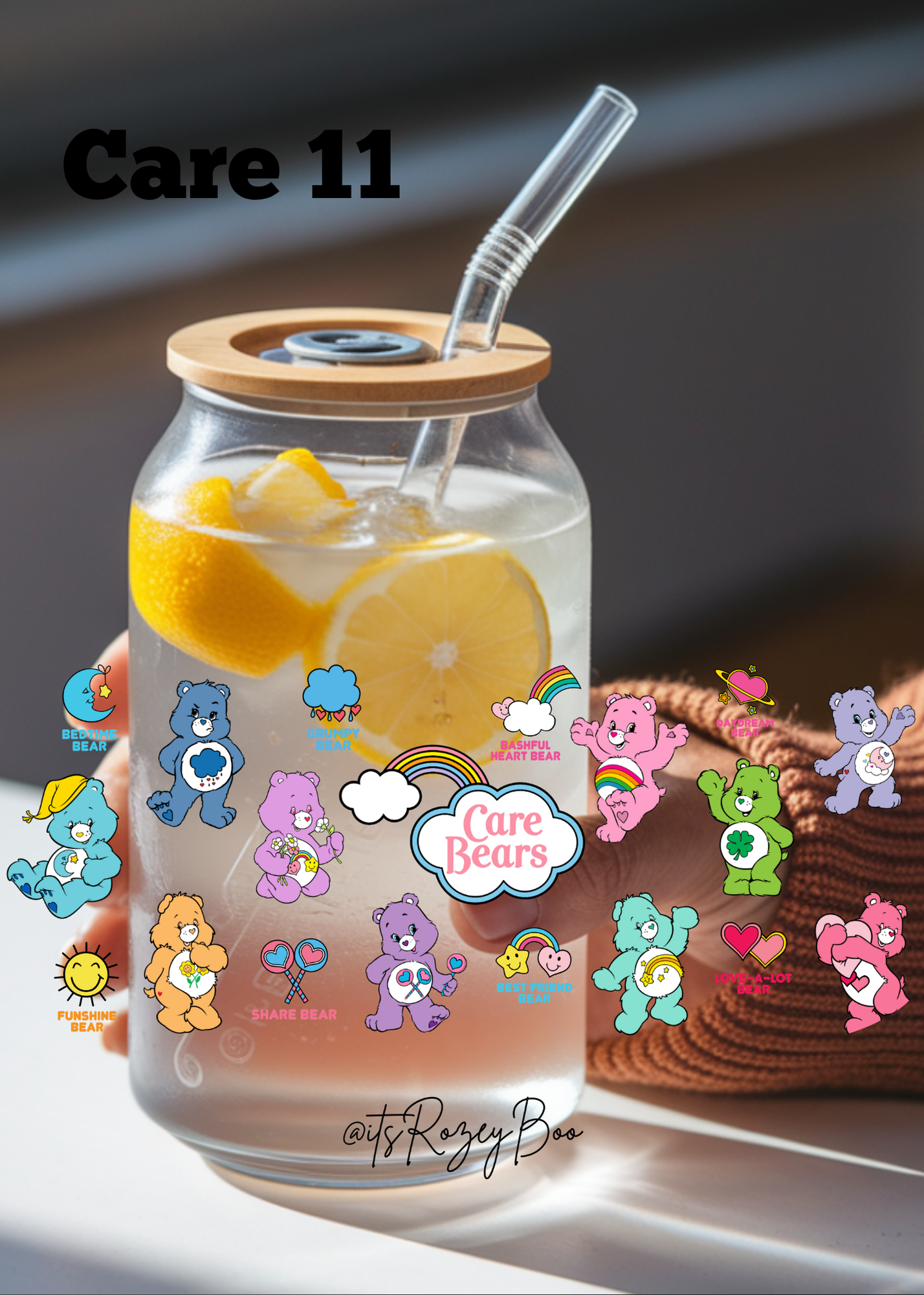 Cartoon Bears that care 11 UVDTF wraps