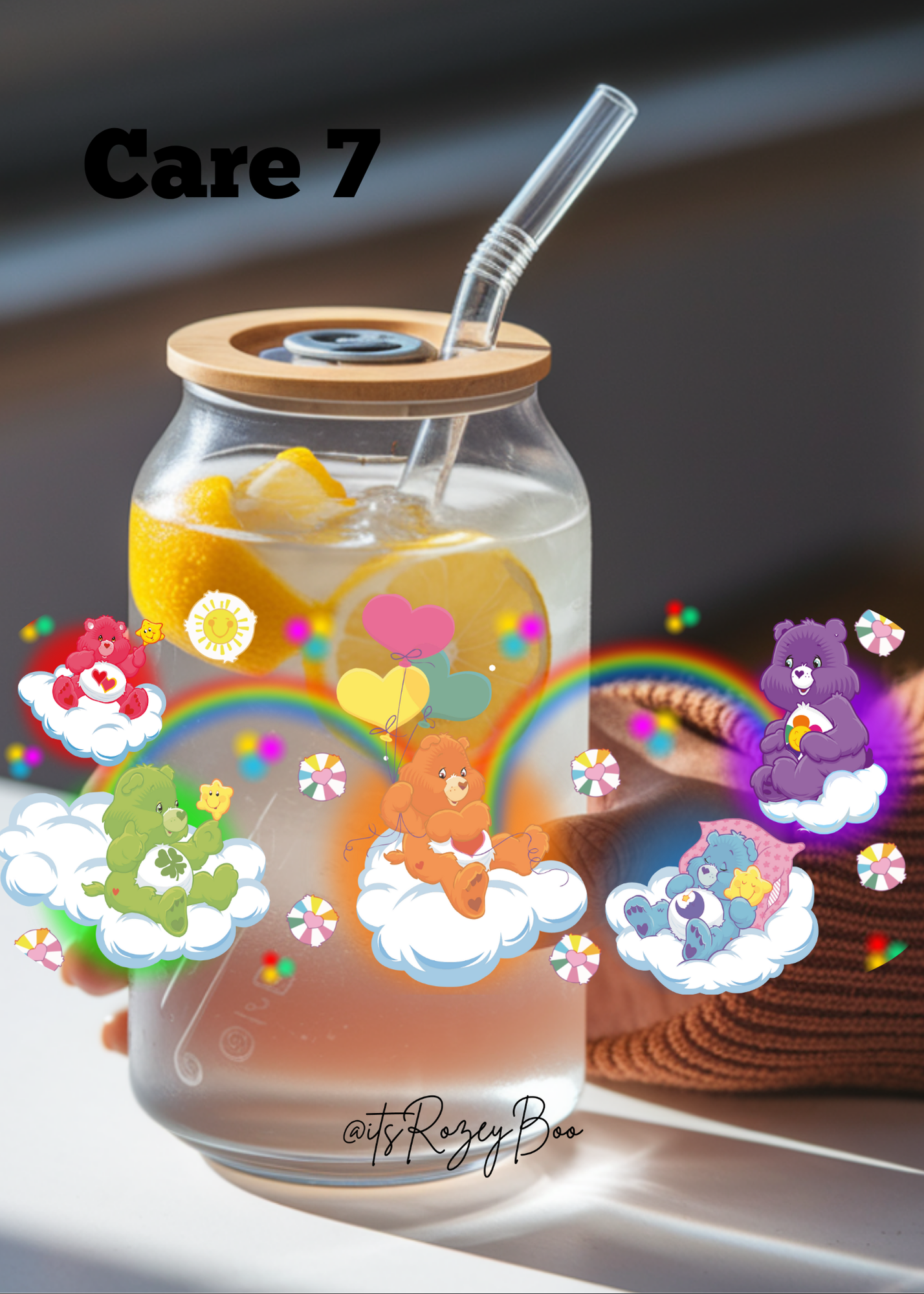 Cartoon Bears that care 7 UVDTF wraps