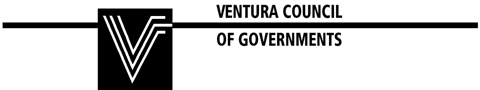 Logo of Ventura Council of Governments with text above and below.