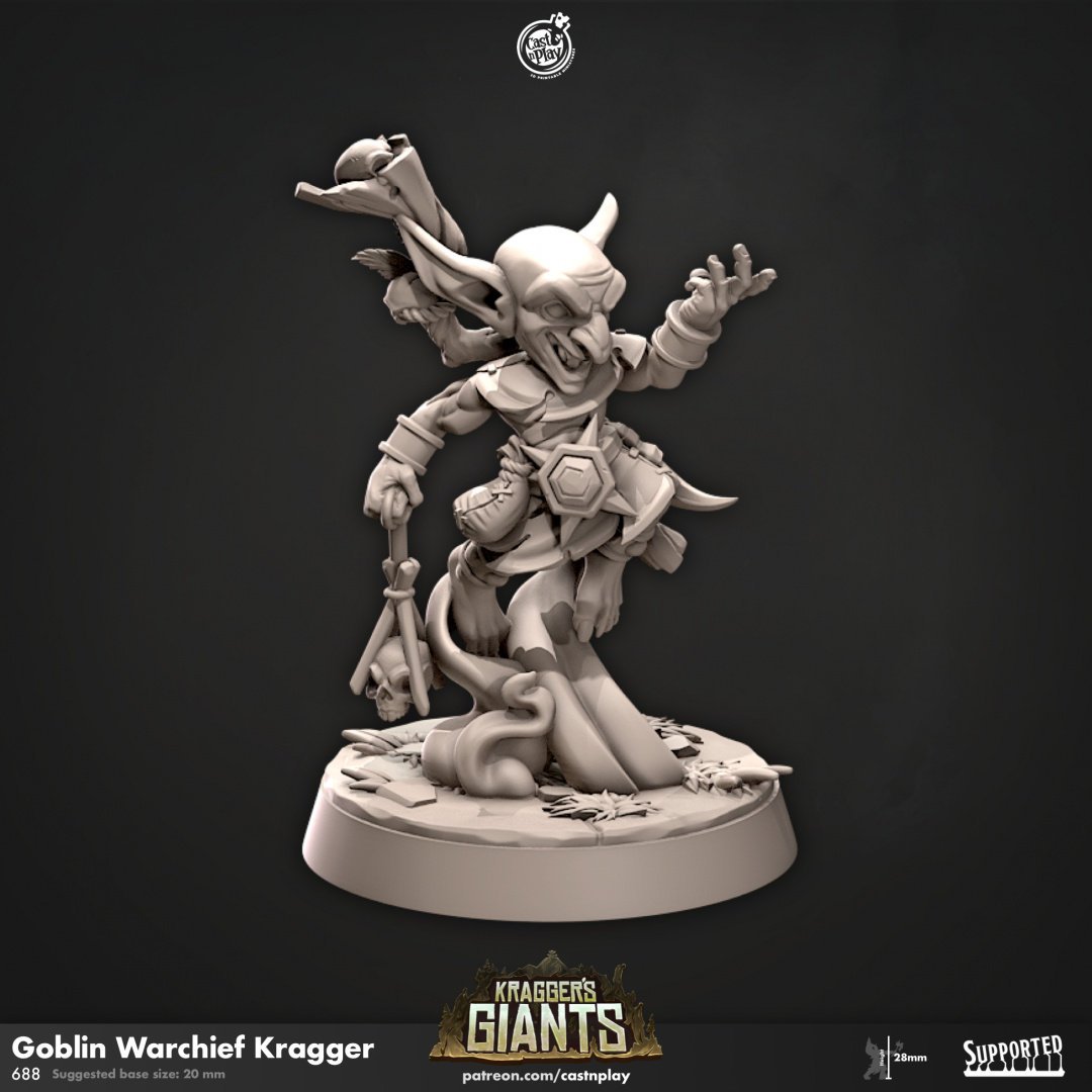 Goblin Warchief Kragger | Cast n Play