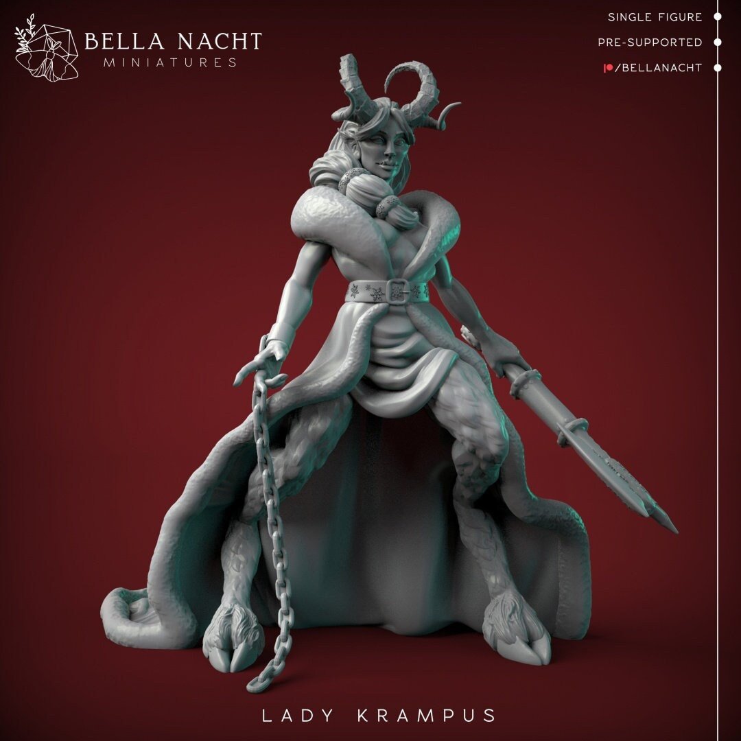 Lady Krampus | Bella Nacht Miniatures