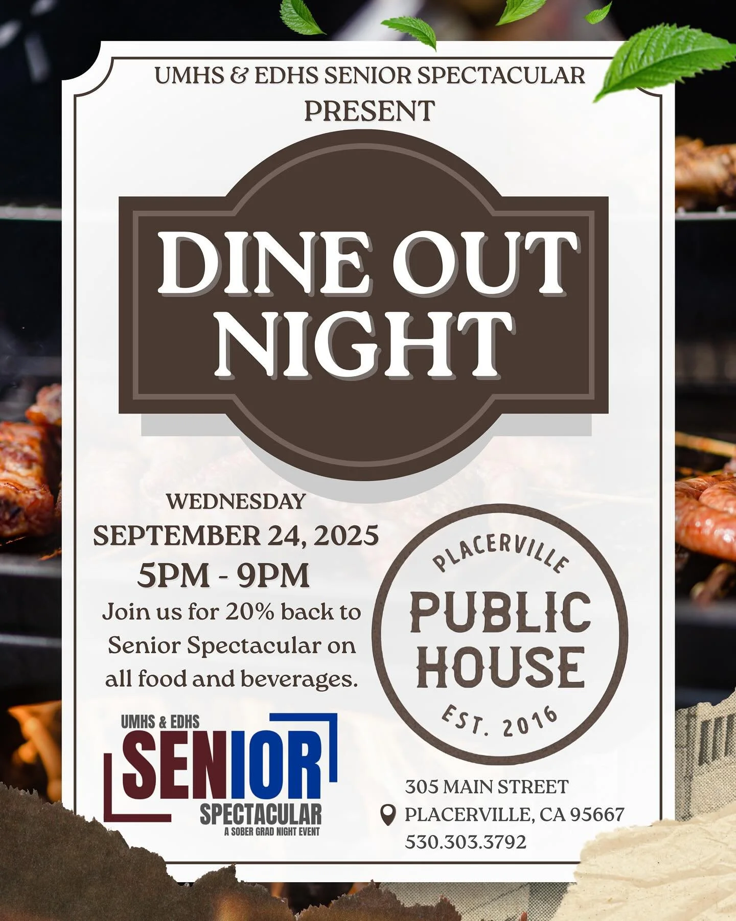 Come out to eat and support a good cause, cheers