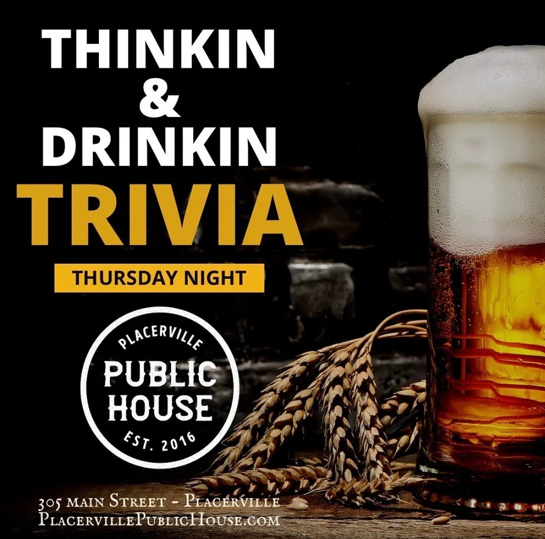 Prizes on the line... do not throw away your shot! Thinkin' &amp; Drinkin' Trivia