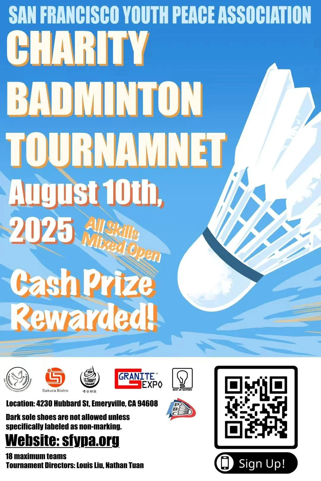 🌟2025 Annual Charity Badminton Tournament🌟