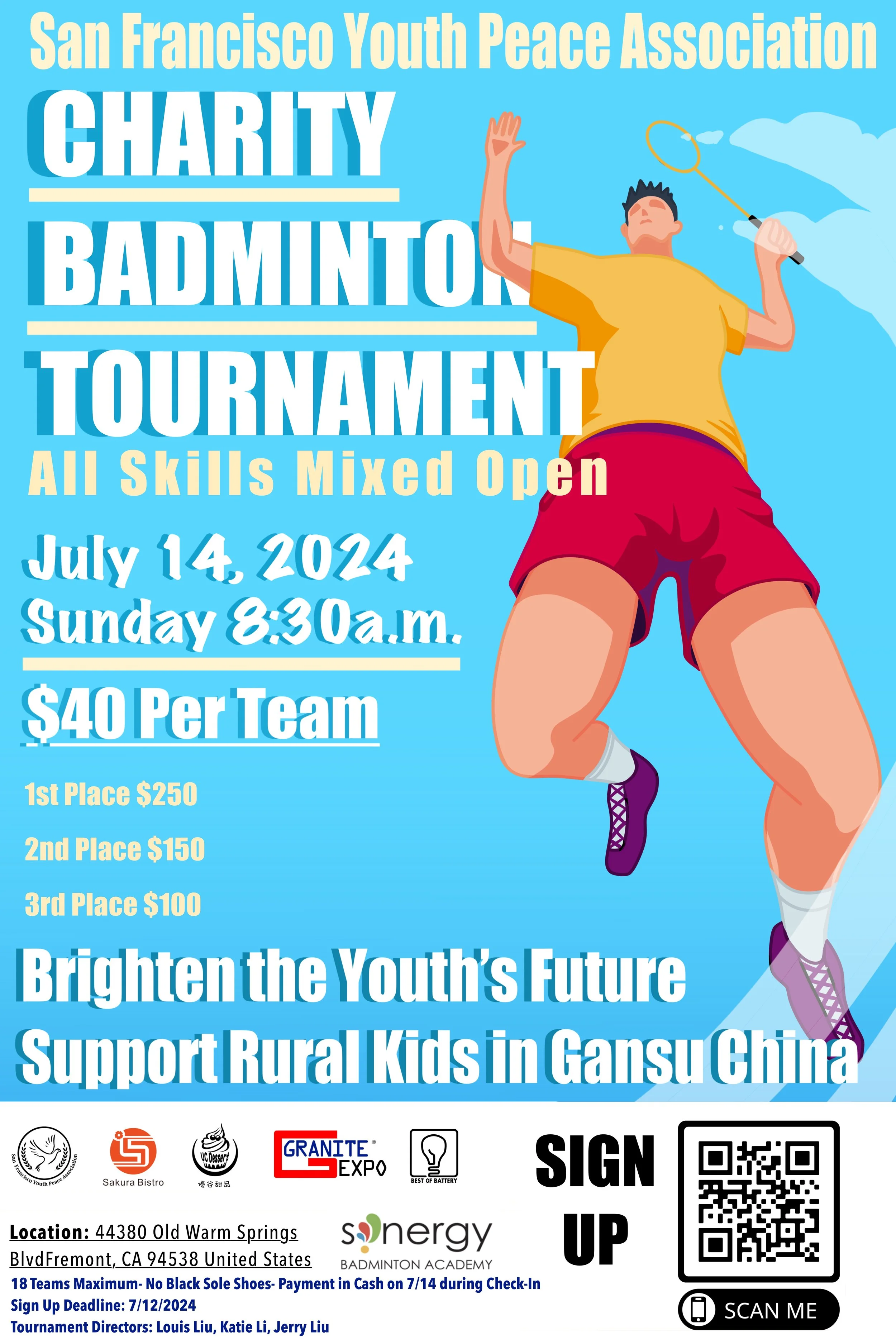 2024 Annual Charity Badminton Tournament