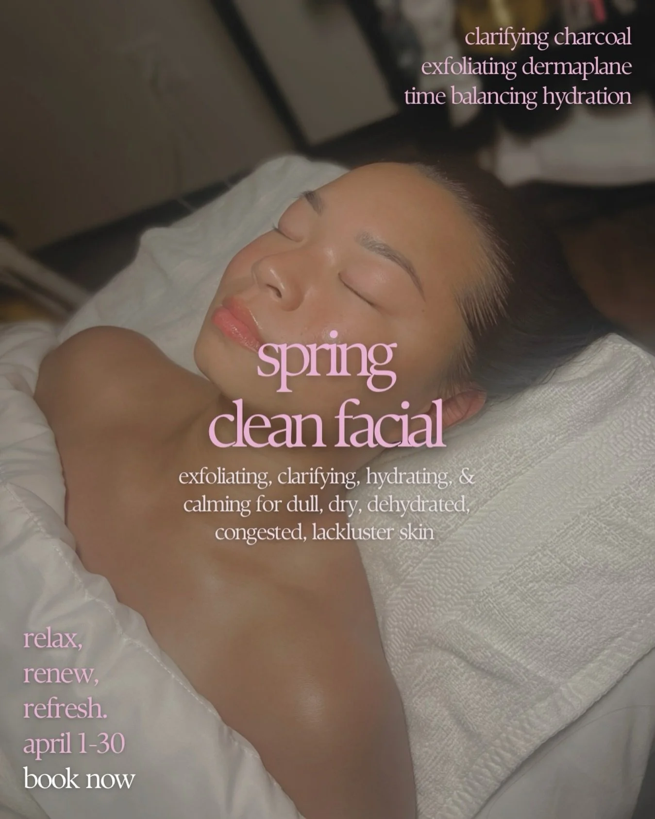 the only kind of spring cleaning you&rsquo;ll actually enjoy🫧

leave it up to this little spring treat to have you feeling your best, with smooth skin &amp; a refreshed, renewed version of you. 🌷

this treatment uses Circadia&rsquo;s award winning 