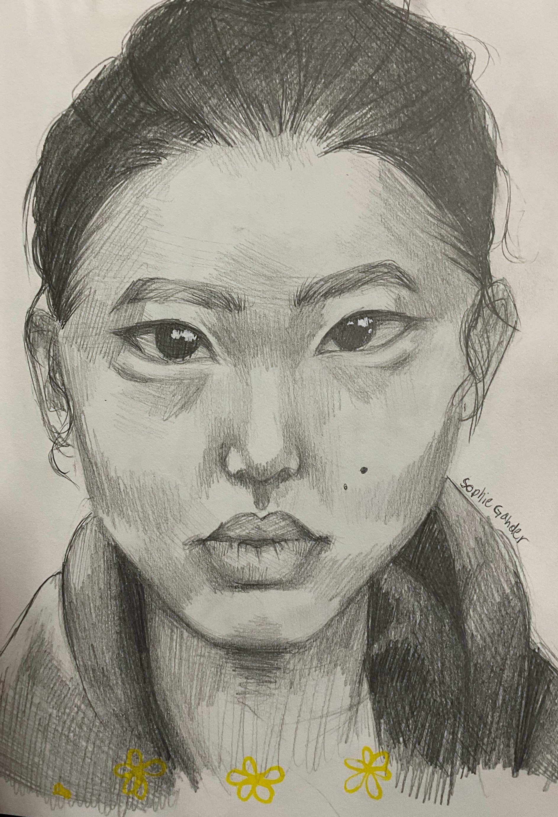 Pencil Graphite Sketch (Custom) 12 x 18