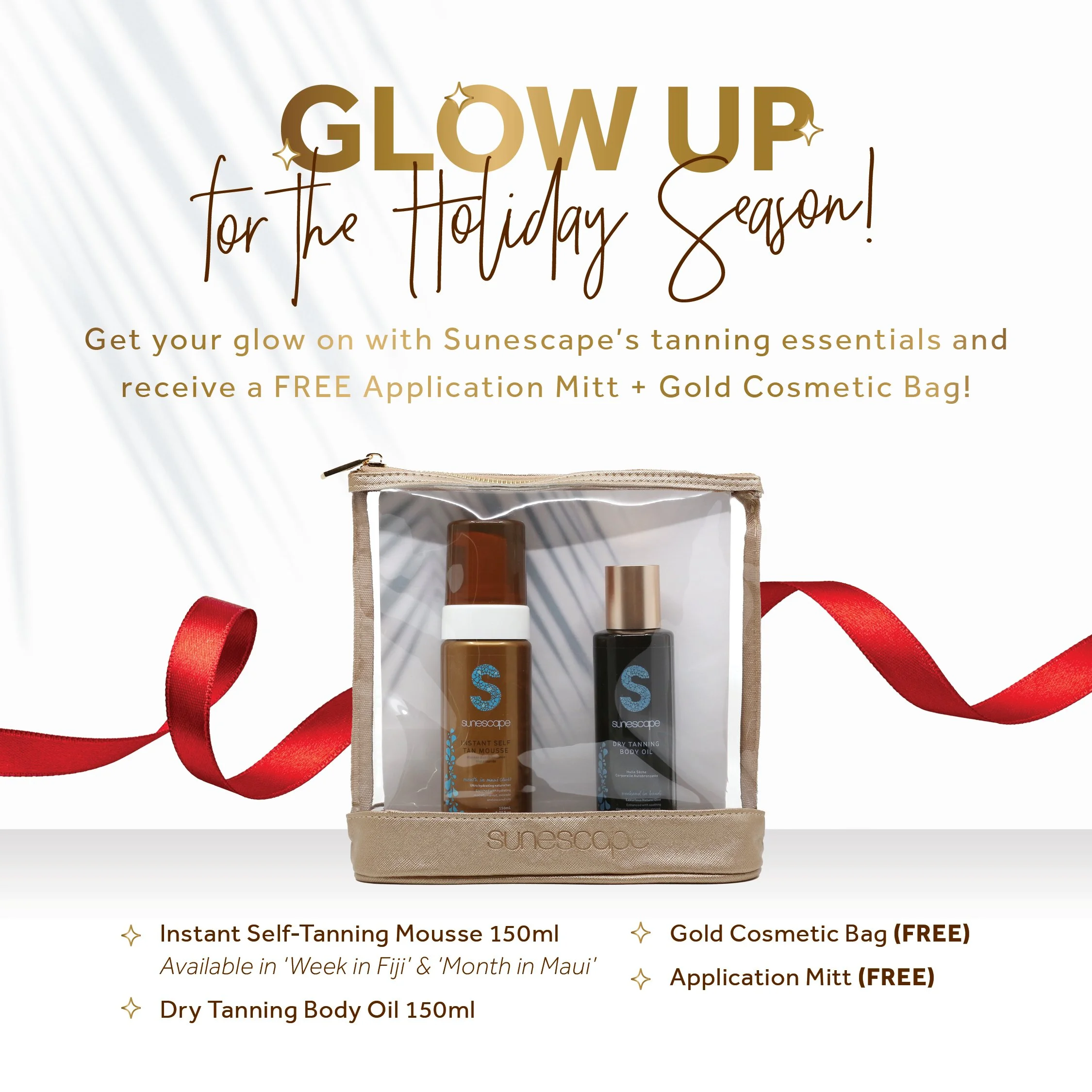 Sunescape Glow Up Essentials Tanning Pack