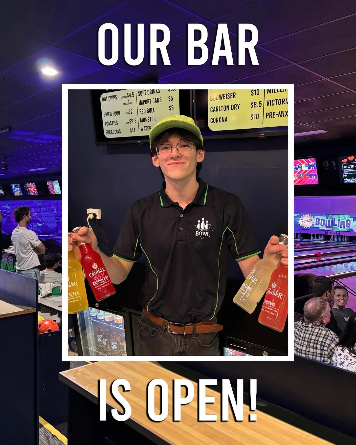 THIS IS YOUR SIGN TO GO DRINKING AND BOWLING 🍹🎳 . Our bar has reopened and we are serving up drinks all day every day 🎉. Gather up your mates and have a ball at the bowl 🤩

#bendigo #bowling #entertainment #fun #drinks #alcohol #bar
