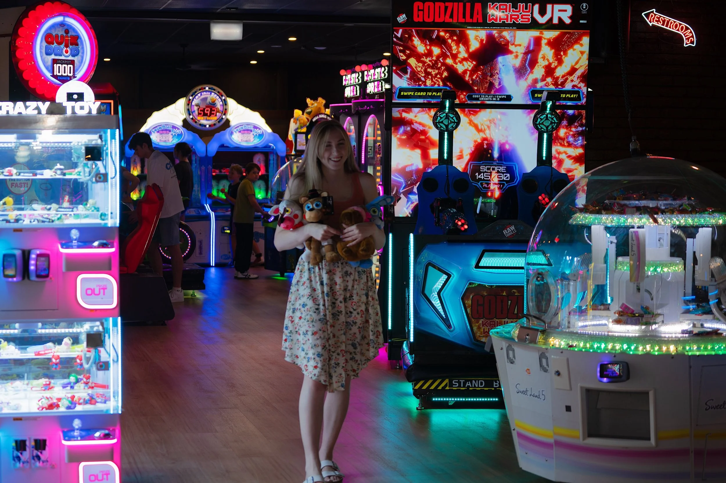 Win &lsquo;n&rsquo; Grin at the Bendigo Bowl arcade! Awesome prizes are waiting to be won. You can see some of our previous big winners on our page if you don&rsquo;t believe us 👀
I&rsquo;ve included just a small preview of what we&rsquo;ve got righ