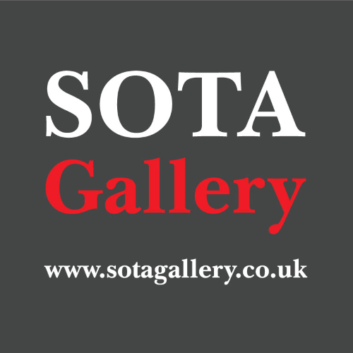 The Logo and website address of the framers SOTA Gallery