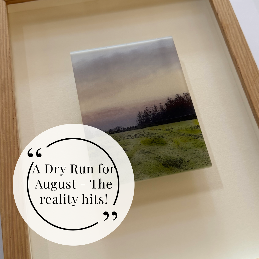 A Dry Run for August - The reality hits!