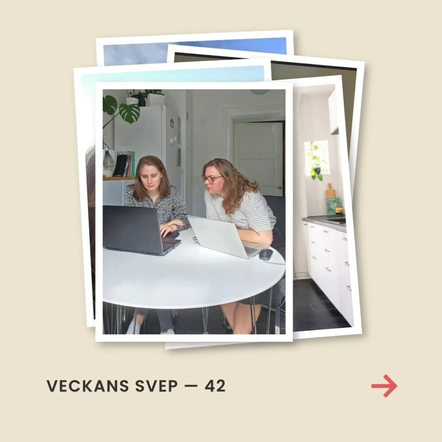 Veckans svep 🌬️

🤸🏼 Efter f&ouml;rra veckans magsjuka &auml;r Sanna back in business igen och i tisdags bar det av med t&aring;get till Trelleborg f&ouml;r lite jobb tillsammans.&nbsp;

📒 Vi tog en s&auml;llsynt paus i v&aring;rt stora kundprojek