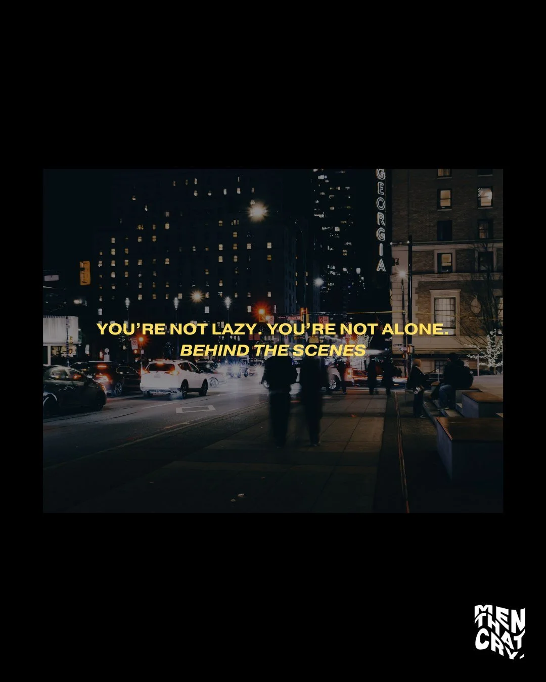 BTS: YOU'RE NOT LAZY. YOU'RE NOT ALONE.