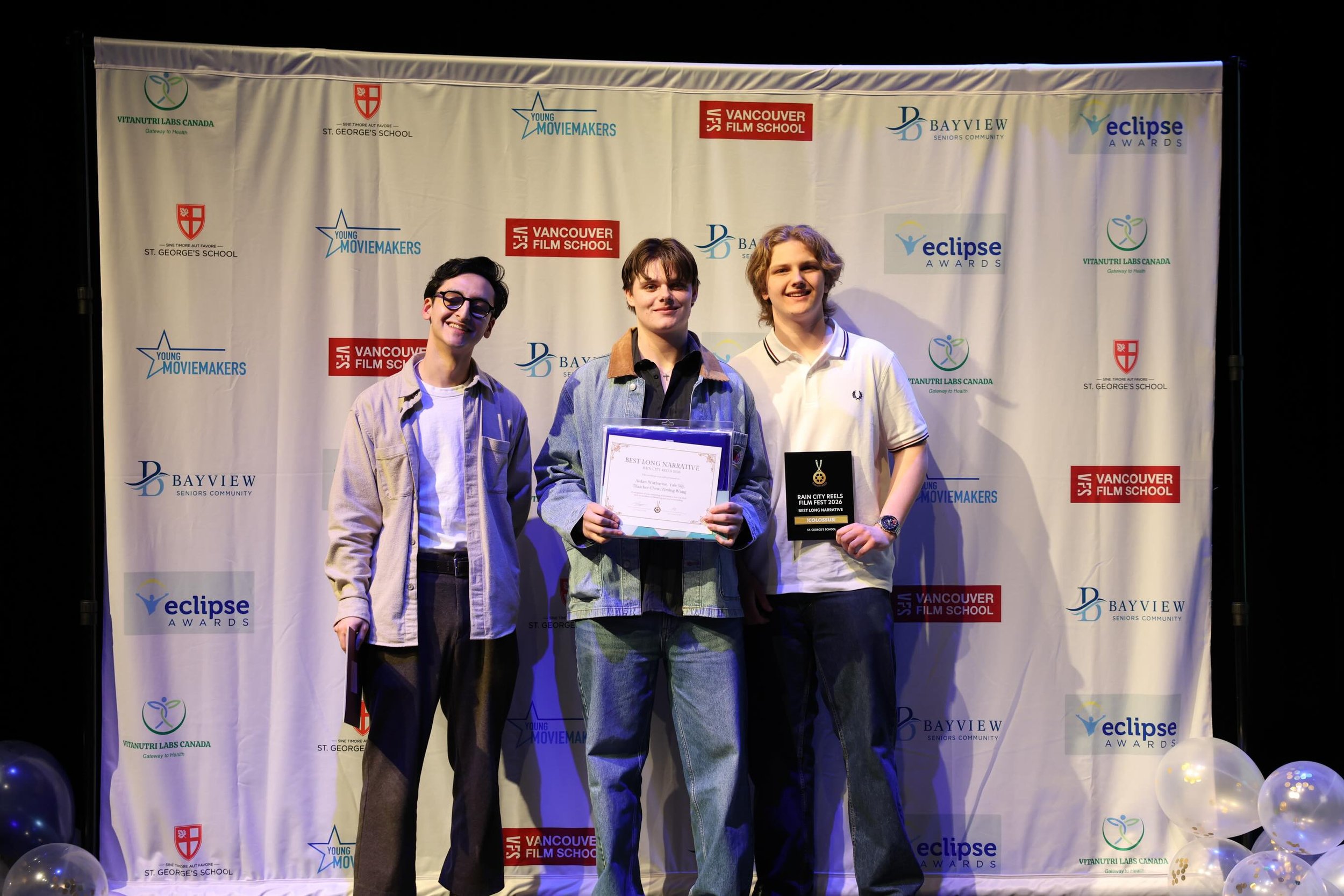 Congratulations to our very own Aedan Warburton and Yale Sky for their success at Rain City Reels Film Festival!

These two MEN THAT CRY. Featured Artists won &ldquo;Best Long Narrative&rdquo; and &ldquo;Best Cinematography&rdquo; and were nominated 