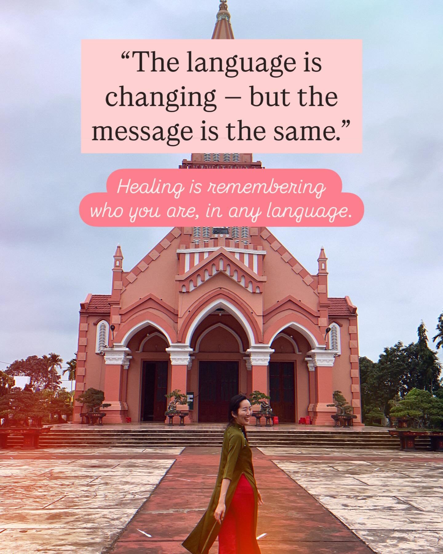 I studied Ayurveda and healing in English.
It&rsquo;s the language where I first learned to hear my soul again.

And over time, I saw how freely this wisdom flows in English-speaking spaces &mdash;
more than many women in Japan have access to.

For a