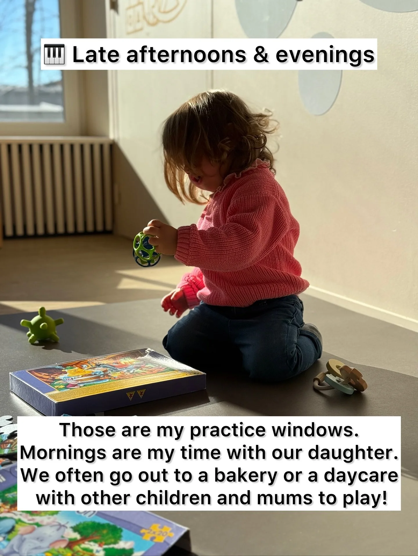 Some days I feel like I&rsquo;m living two lives &mdash; the touring pianist and the mother. But somehow, they&rsquo;ve become one.
.
I practice in the quiet hours. I nap beside her in the afternoon instead of answering messages, and that, too, is pa