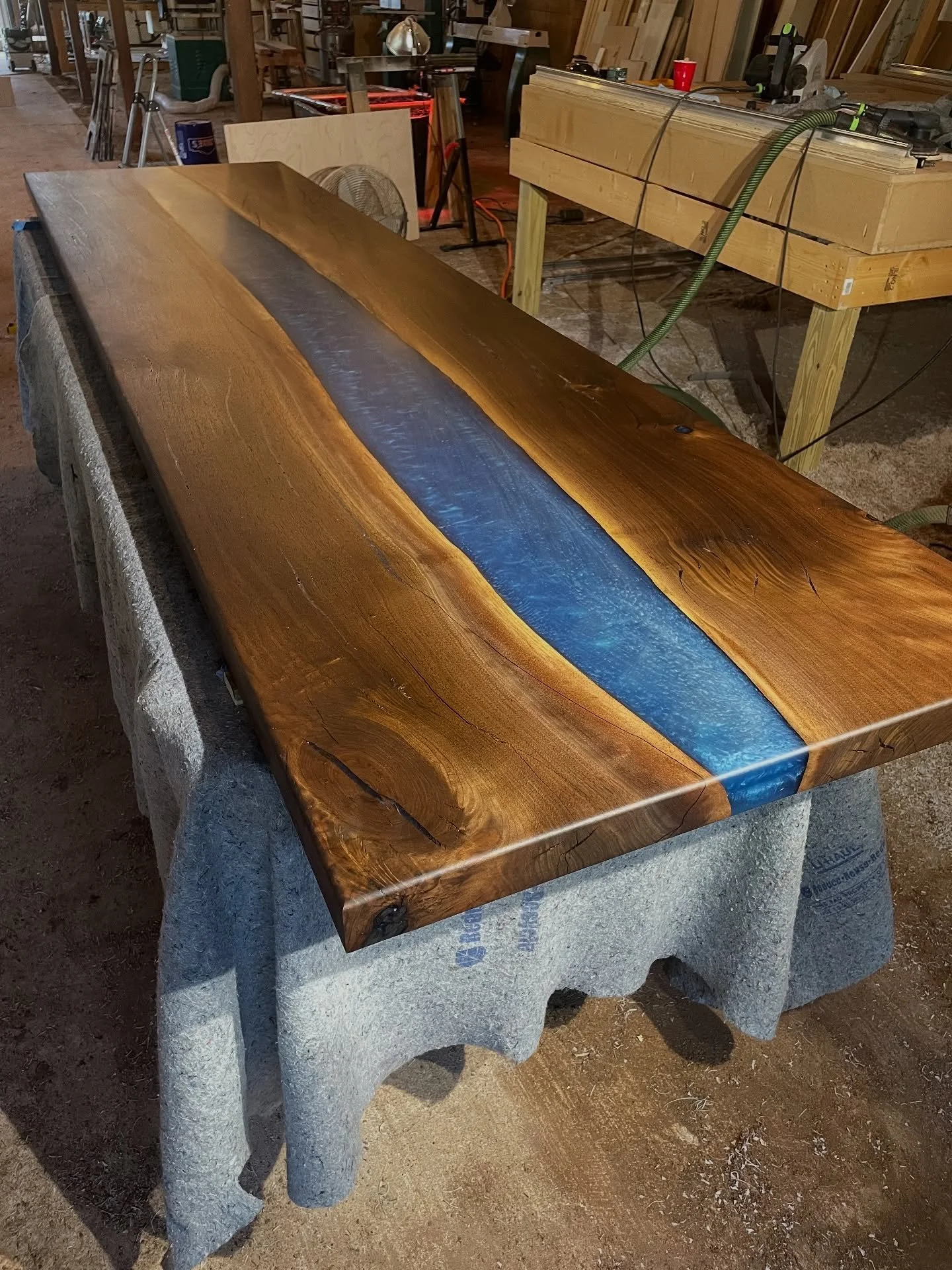This conference epoxy table is coming to life! 

We are excited to show you guys the finished product - along with other projects we are working on. 

Follow to see more!