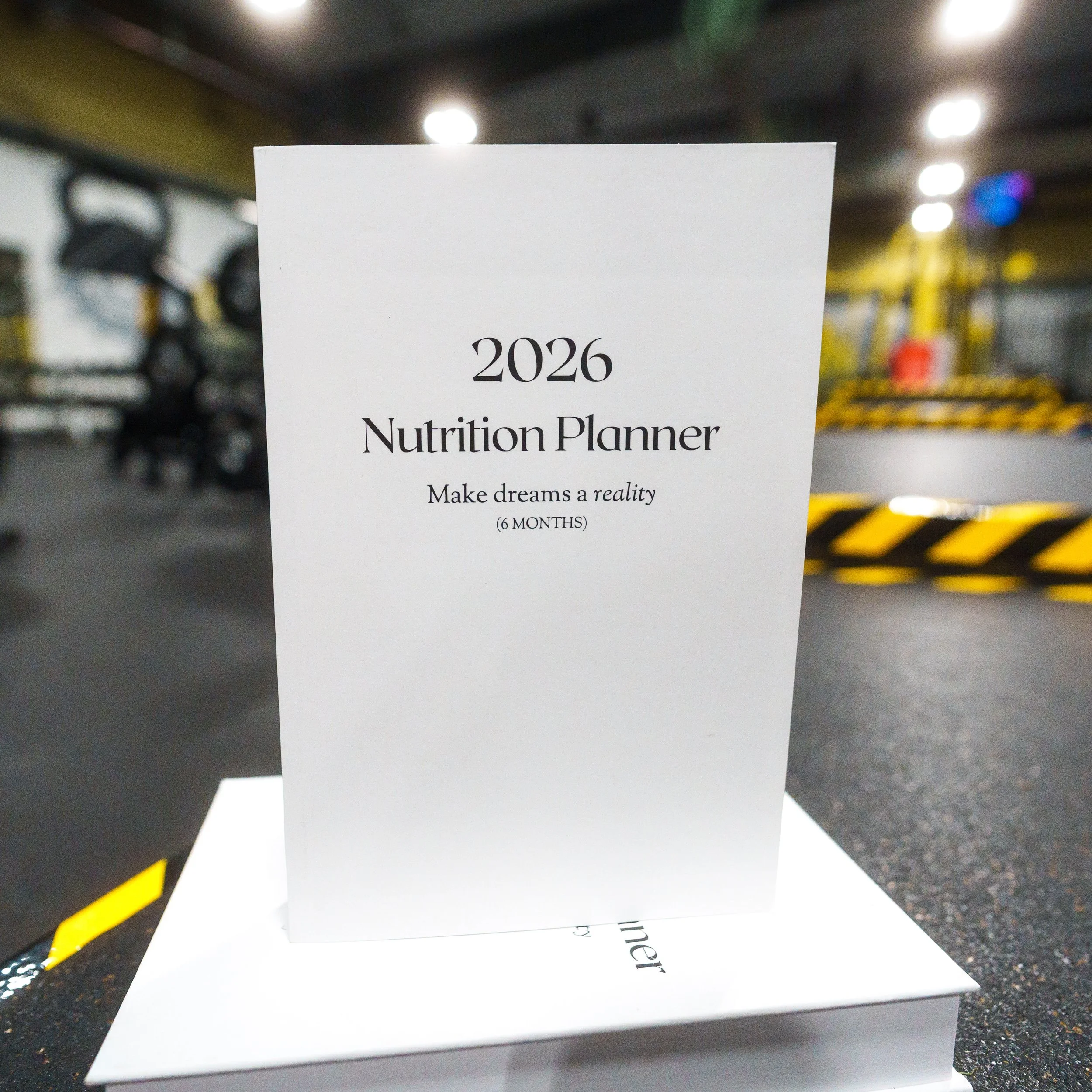 2026 Undated Nutrition Planner (6 Months)