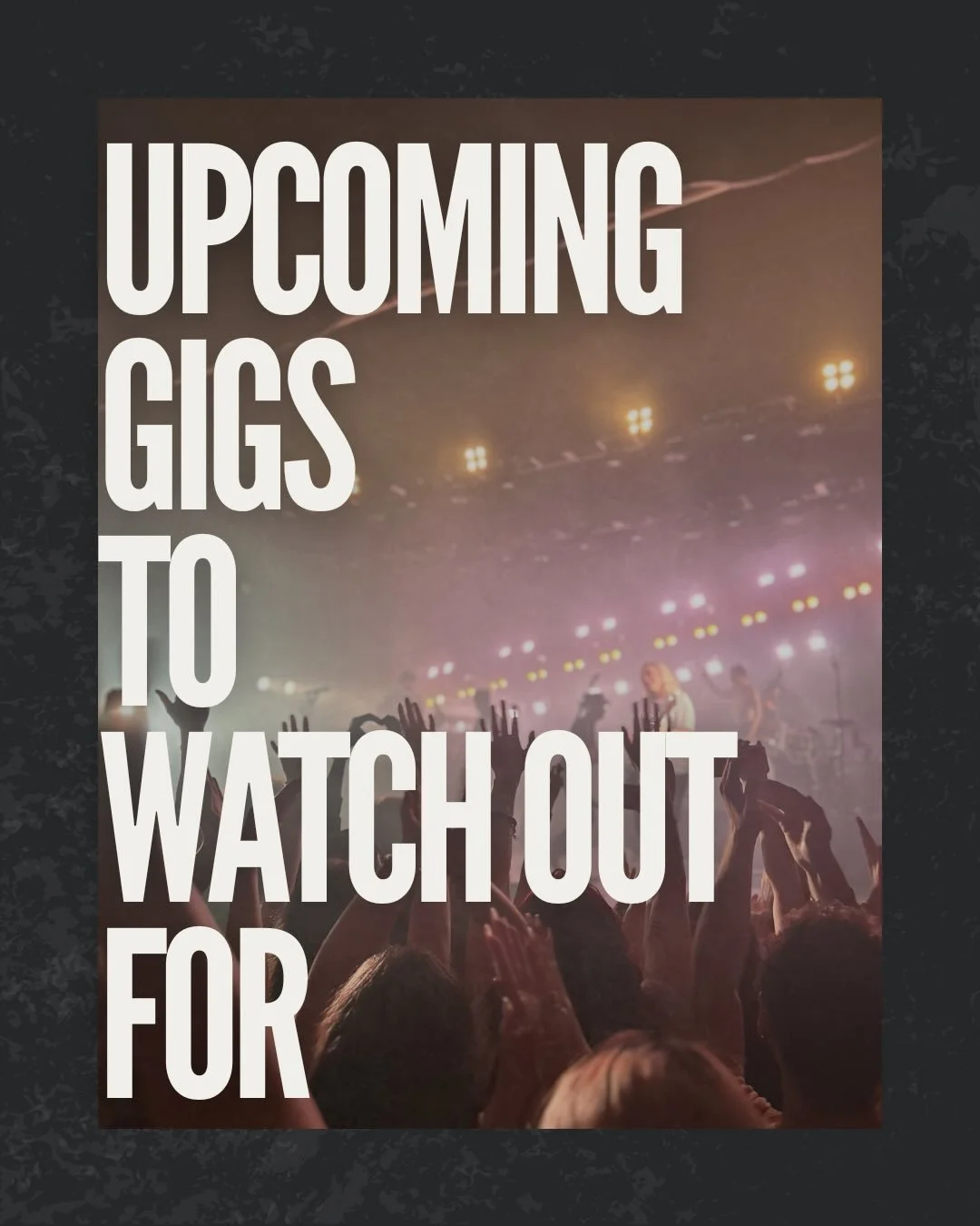 Here are some upcoming gigs to watch out for! Go get tickets while you can, these bands are something special! #indiegigs #newmusic