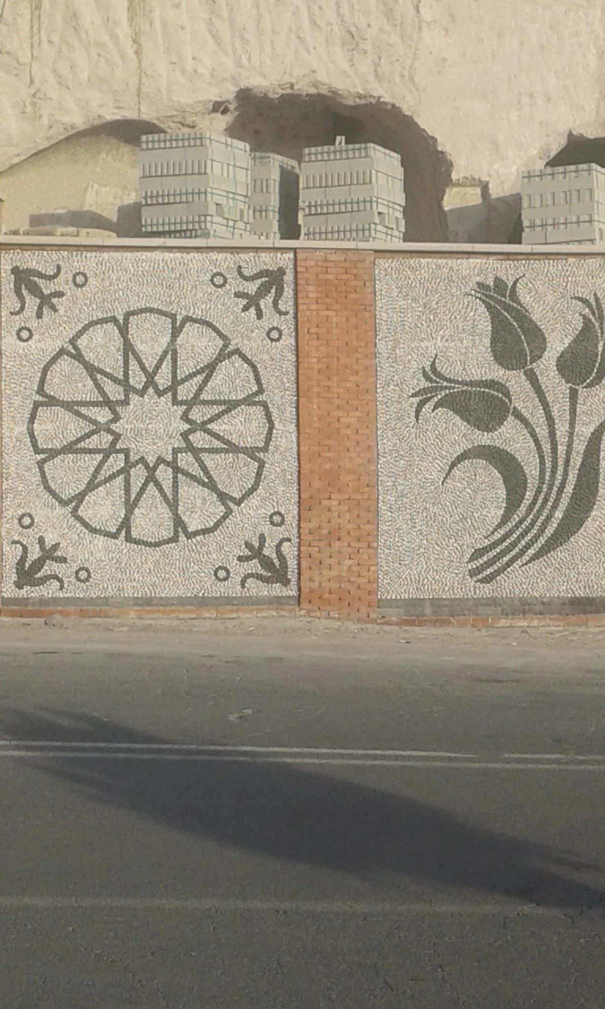 Highly detailed mosaic work