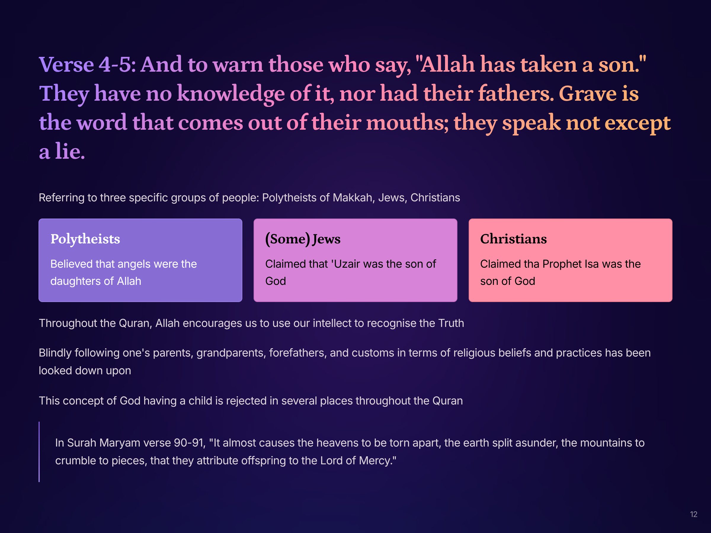 12_Verse-4-5-And-to-warn-those-who-say-Allah-has-taken-a-son-They-have-no-knowledge-of-it-nor-had-their.png