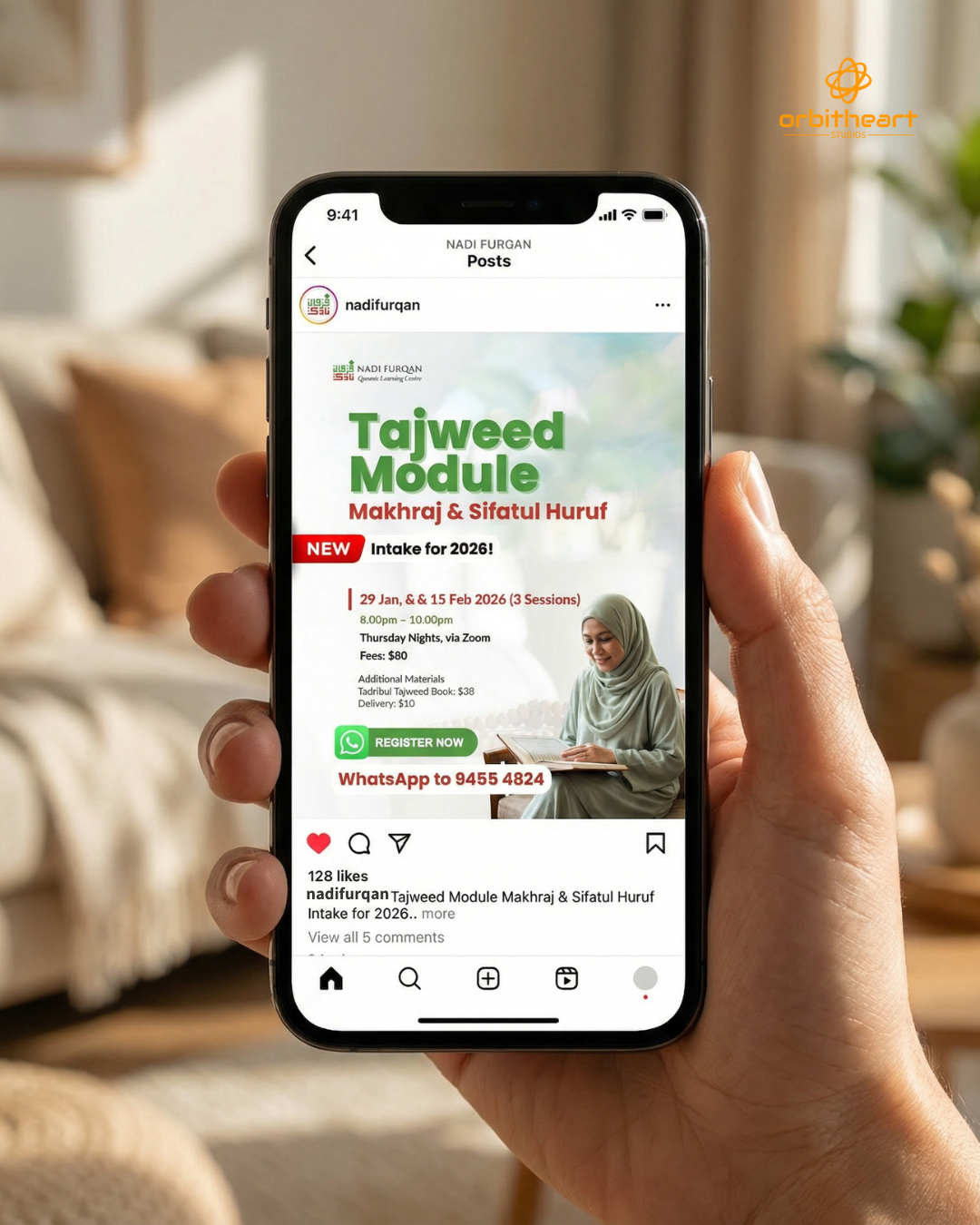 Tajweed Module Poster Design for Nadi Furqan