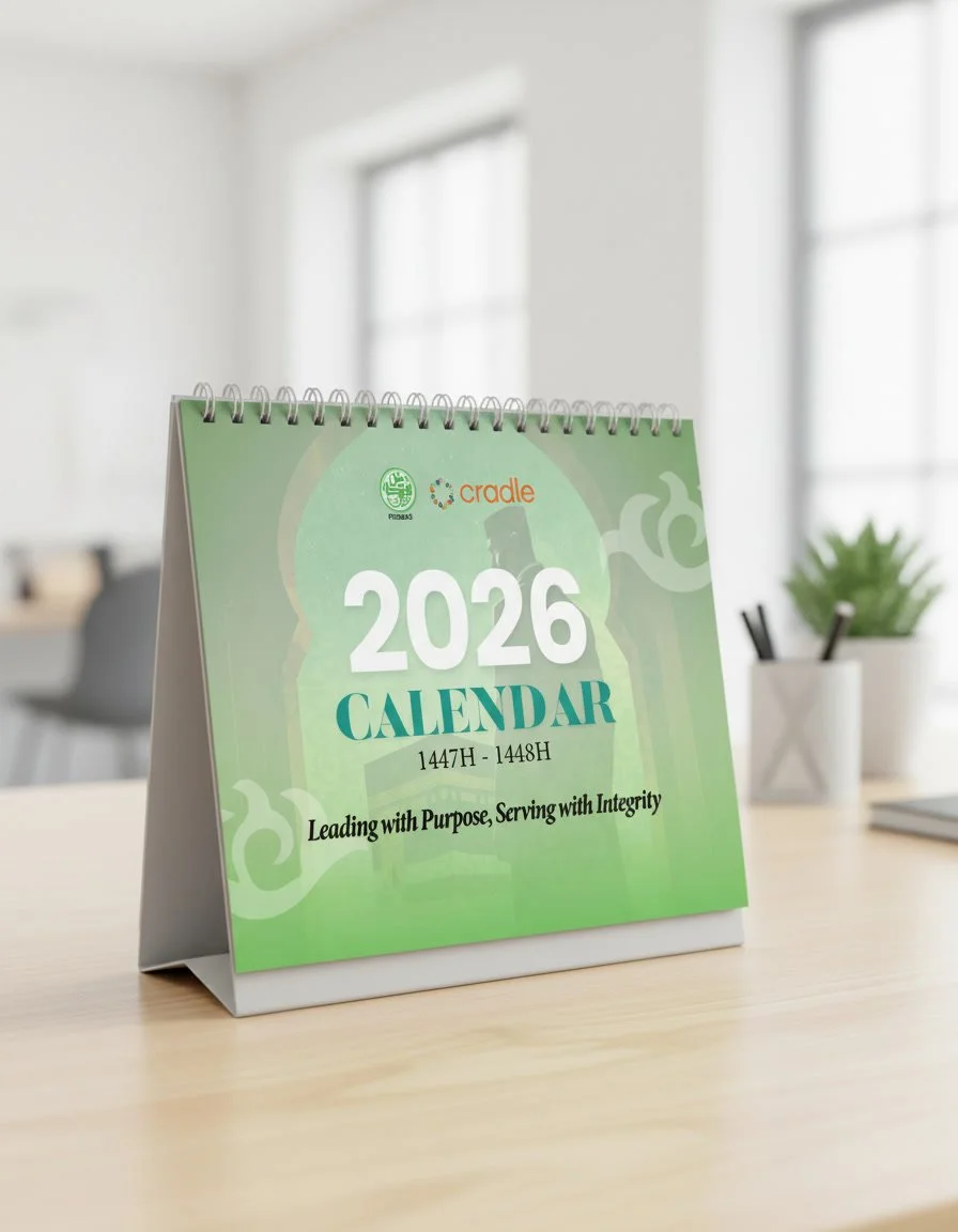 Pergas 2026 Desk Calendar (1447H–1448H)