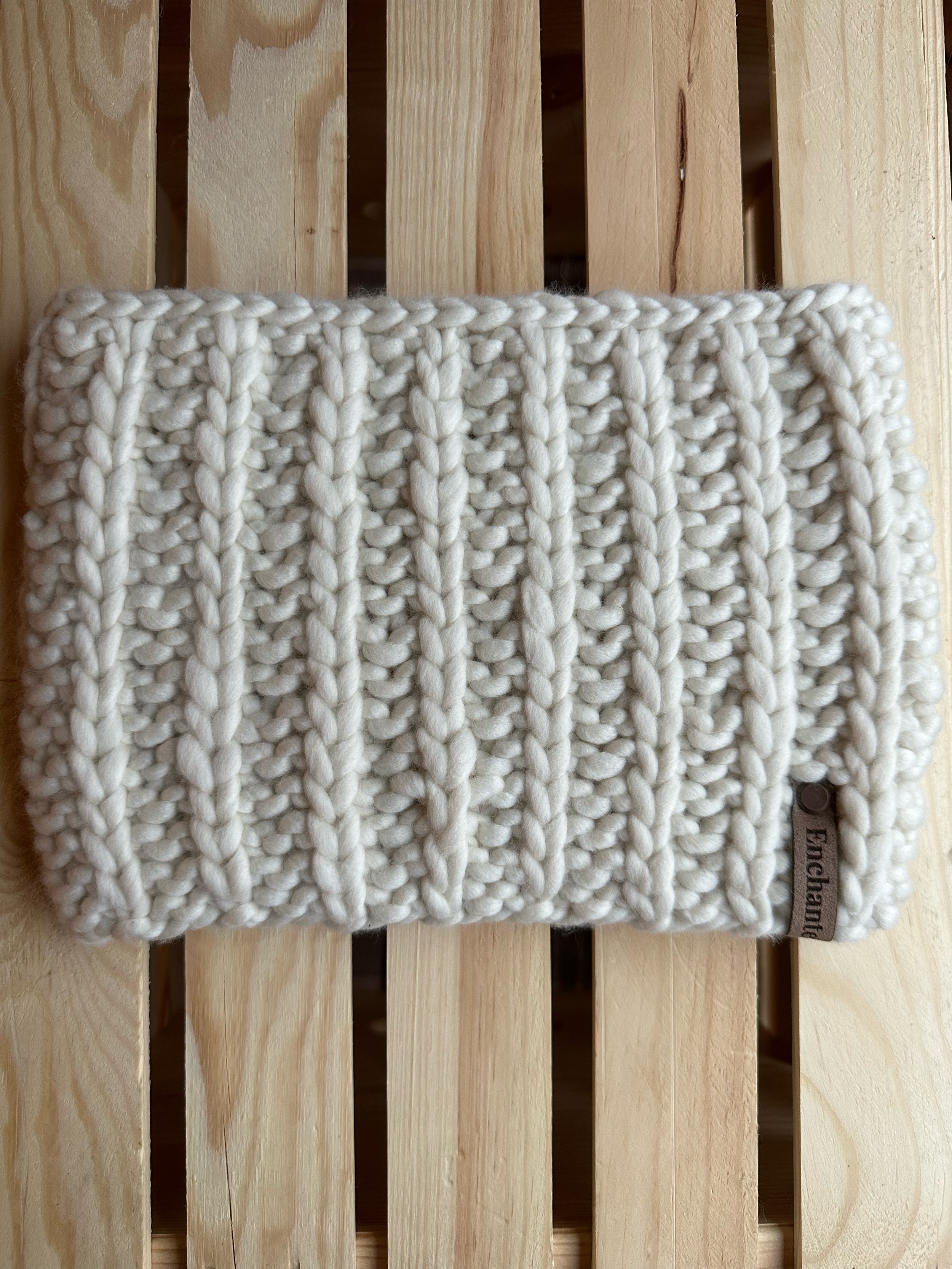 Natural Merino Wool Cowl
