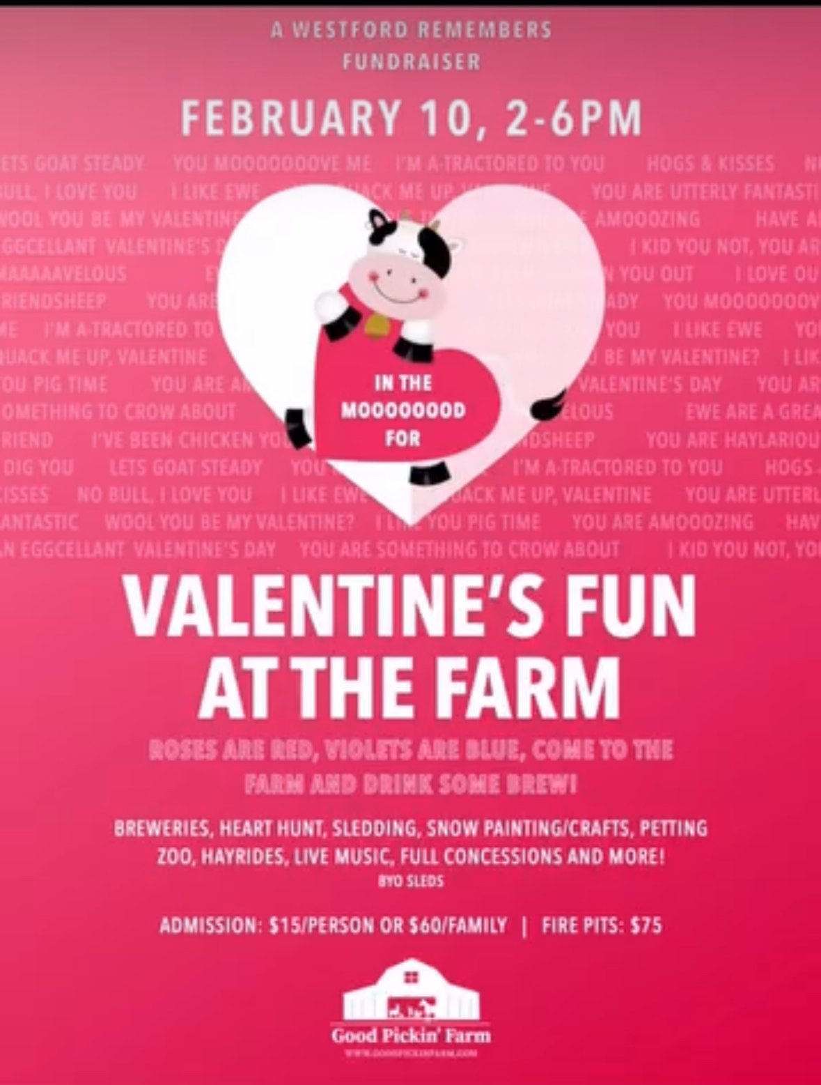Valentine’s Day Event at Good Pickin' Farm