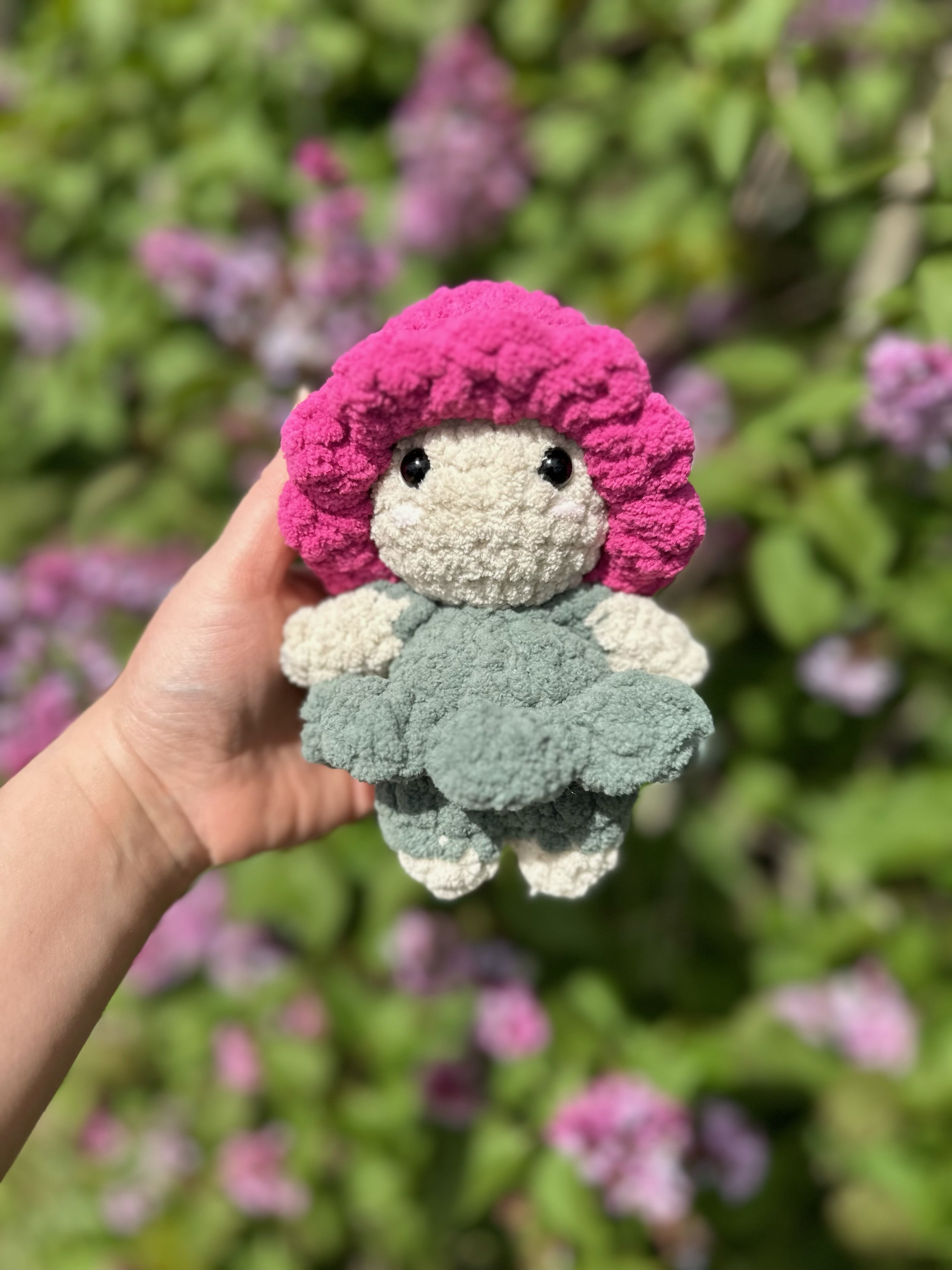 Magenta Garden Flower Sprite