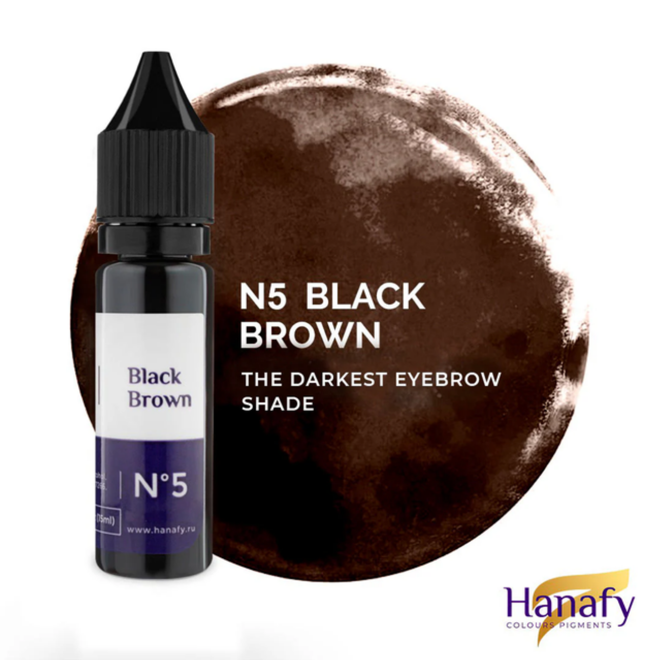 Hanafy Brow Pigment N5 Black Brown