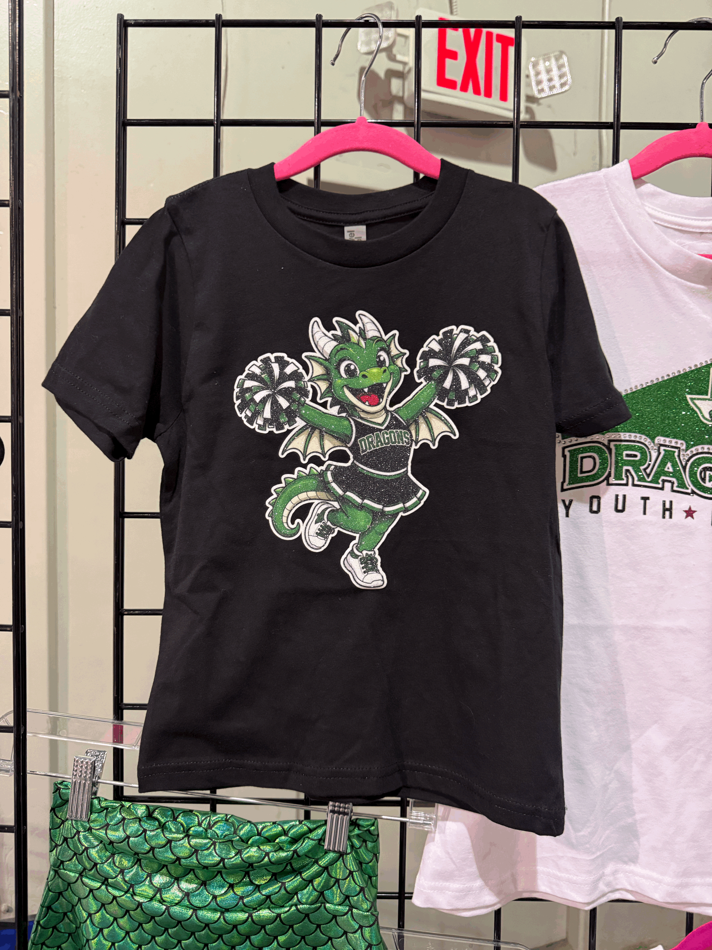 Black T-Shirt w/ Darcie the Dragon