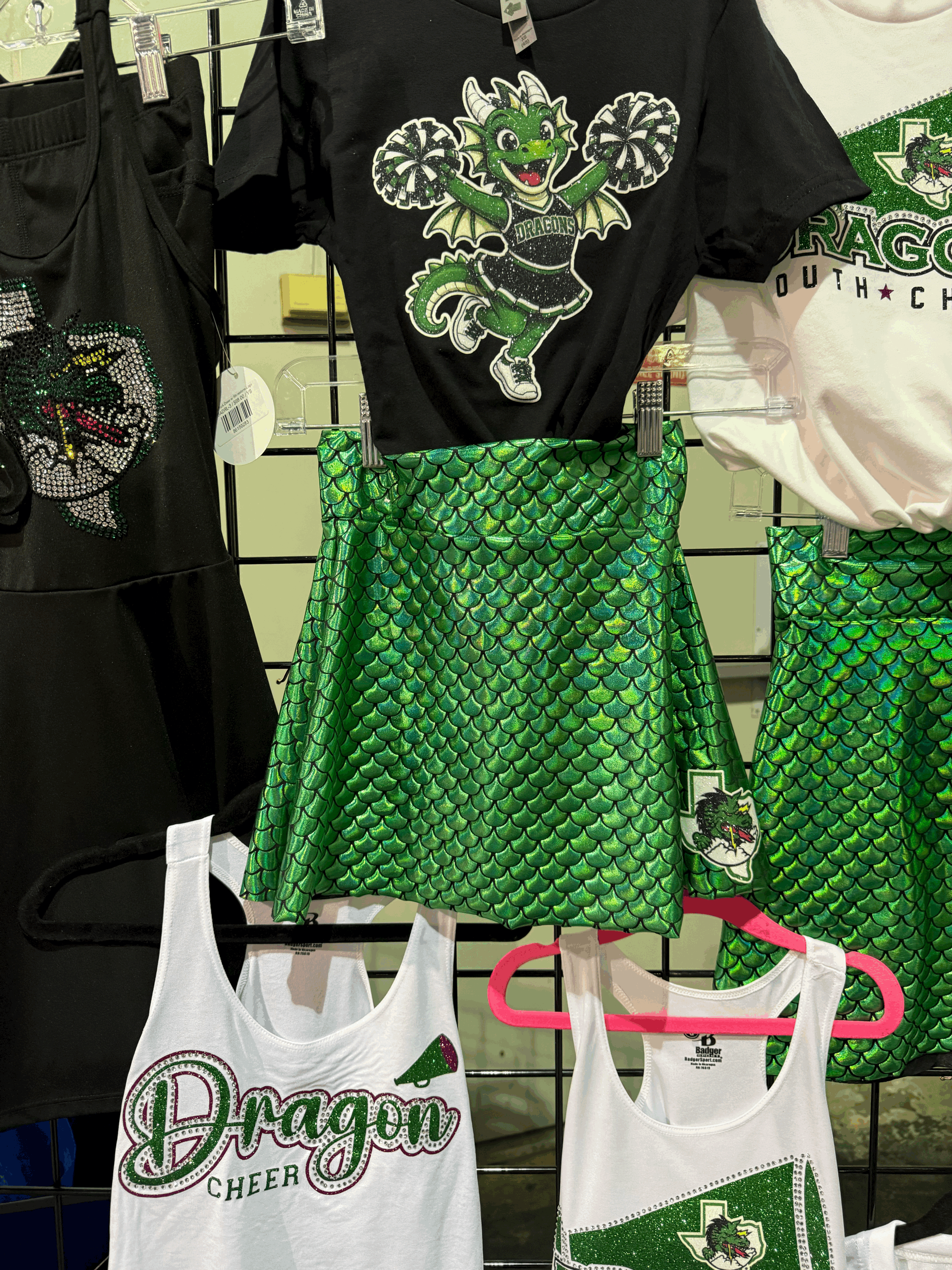 Youth Green Scale Skirt