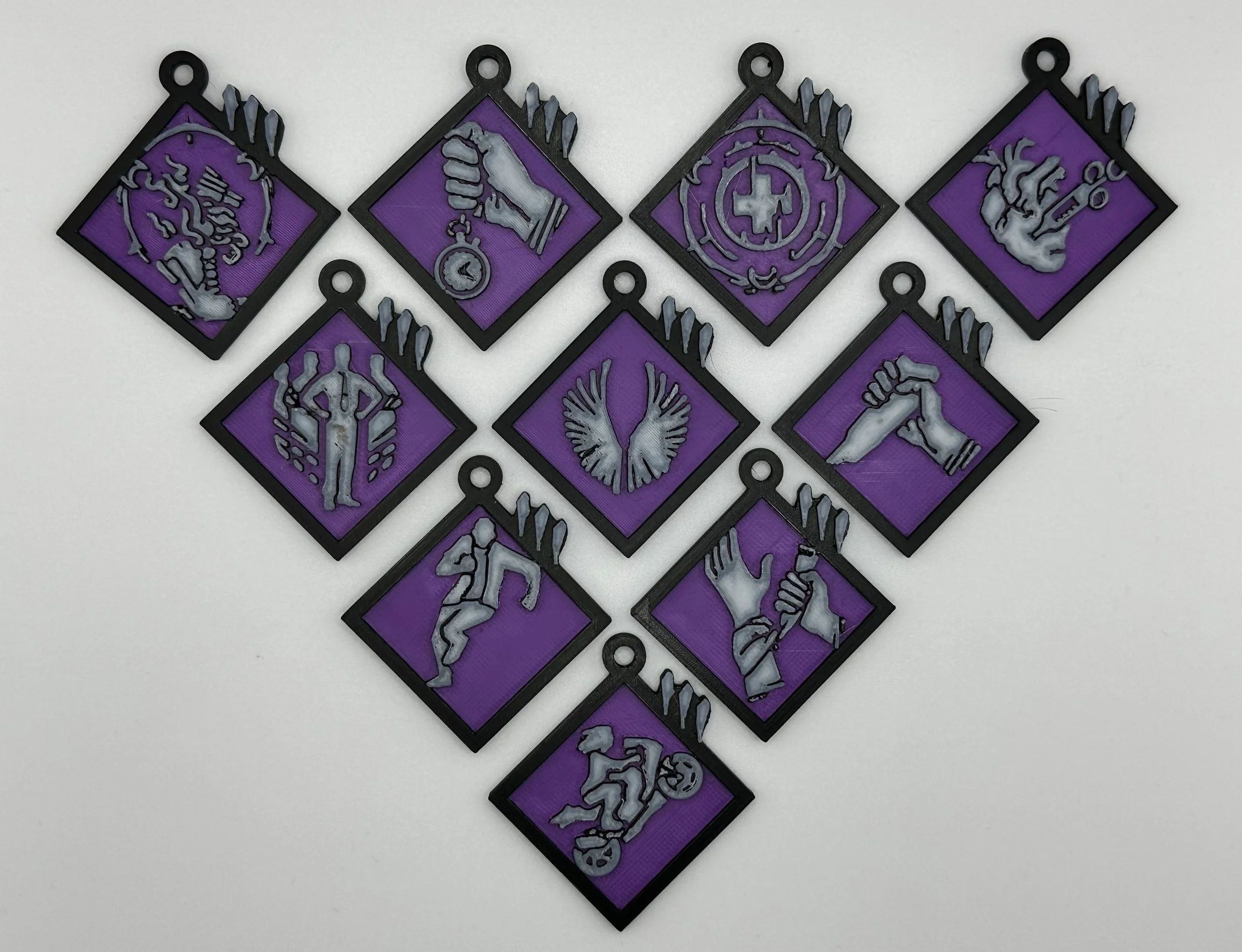 Dead by Daylight Survivor Keyrings