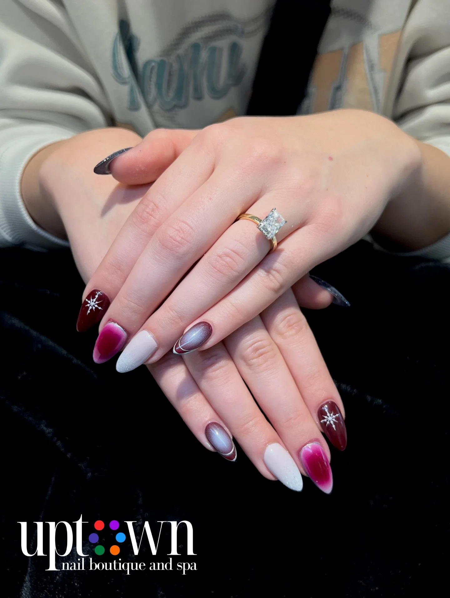 Some funky winter nails making an appearance! 💅🏼❄️ 

DM or 📞 403-475-0888
we&rsquo;ll get you looked after!
___________________________________

Visit our beautiful Mission boutique and unwind in comfort as you enjoy our complete menu of elevated 