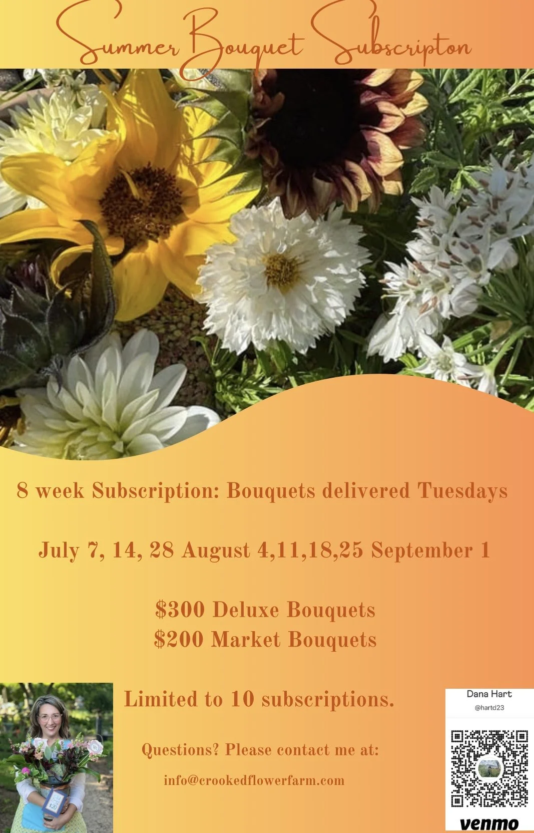Summer 2026 DELUXE Bouquet Subscription