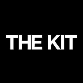 Black background with white text that reads 'THE KIT'.