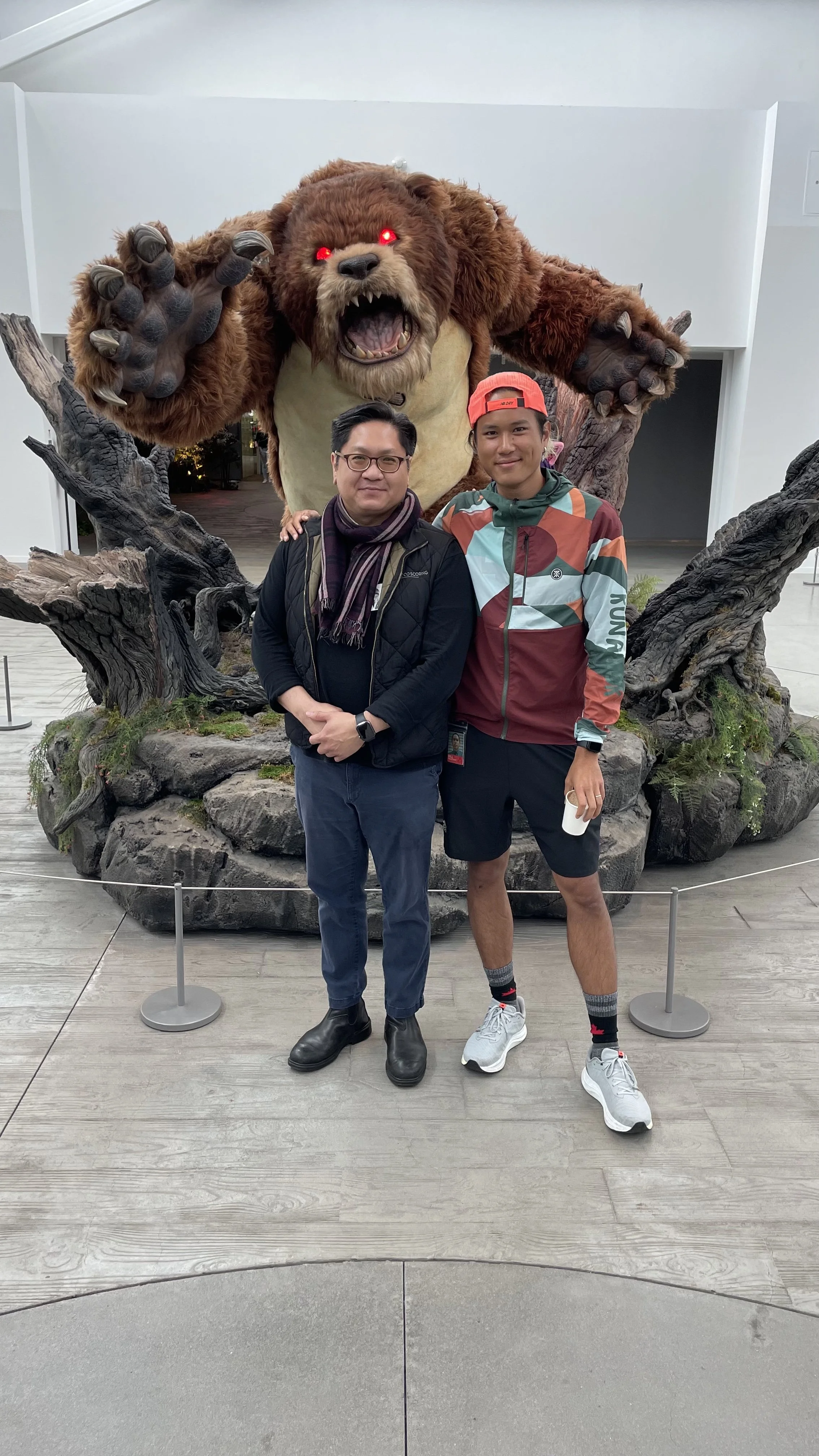 Thanh at Riot Games Headquarters with amazing composer Bill Hemstapat.