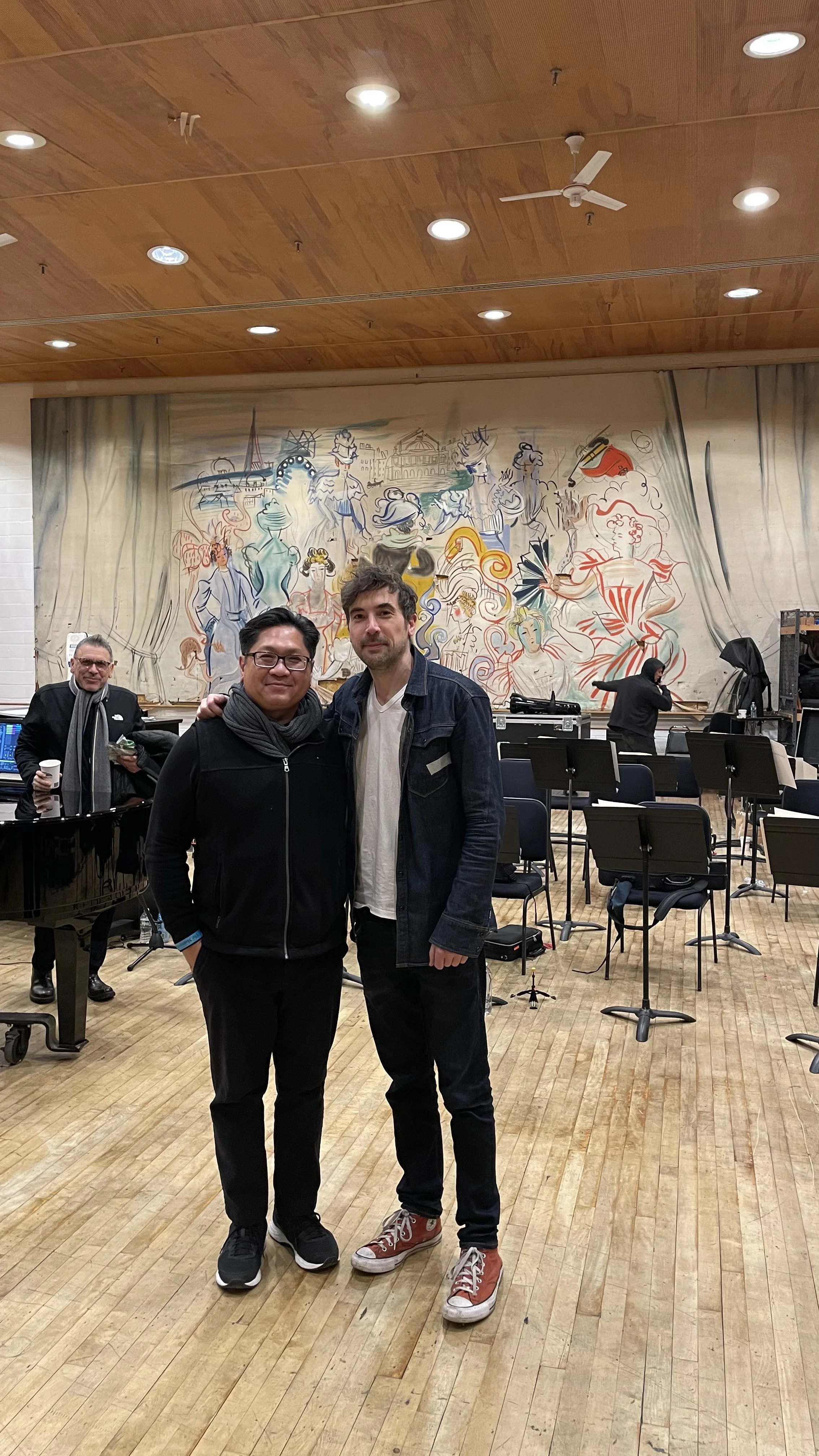 Thanh with Geoff Burke, at The Met Opera House.