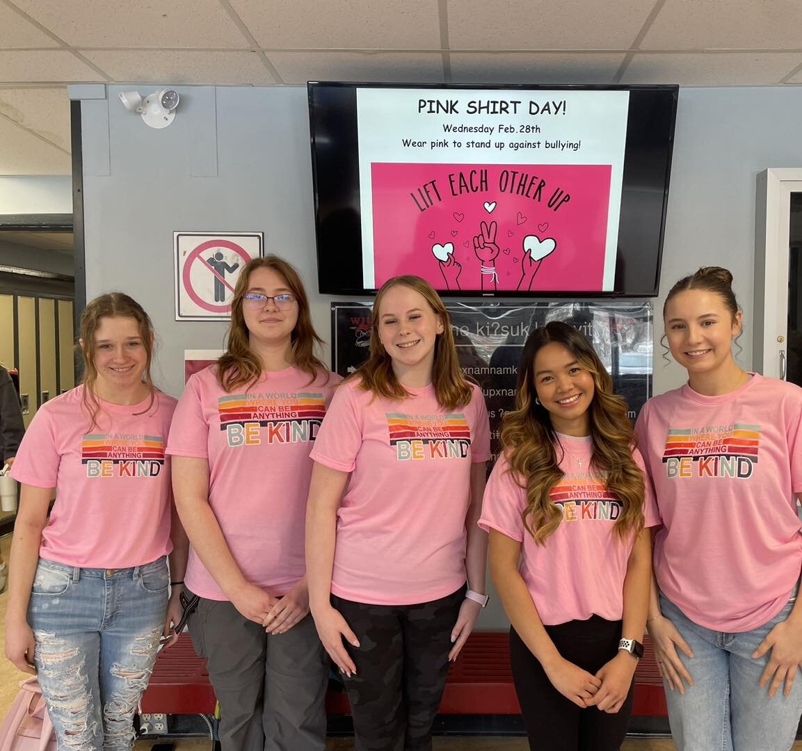 With one in five students affected by bullying, the annual pink shirt day is an opportunity to raise awareness and spread messages of kindness and compassion. Be kind all day, everyday to everyone.
#cranbrookyouthambassadors #weloveourcommunity #cran