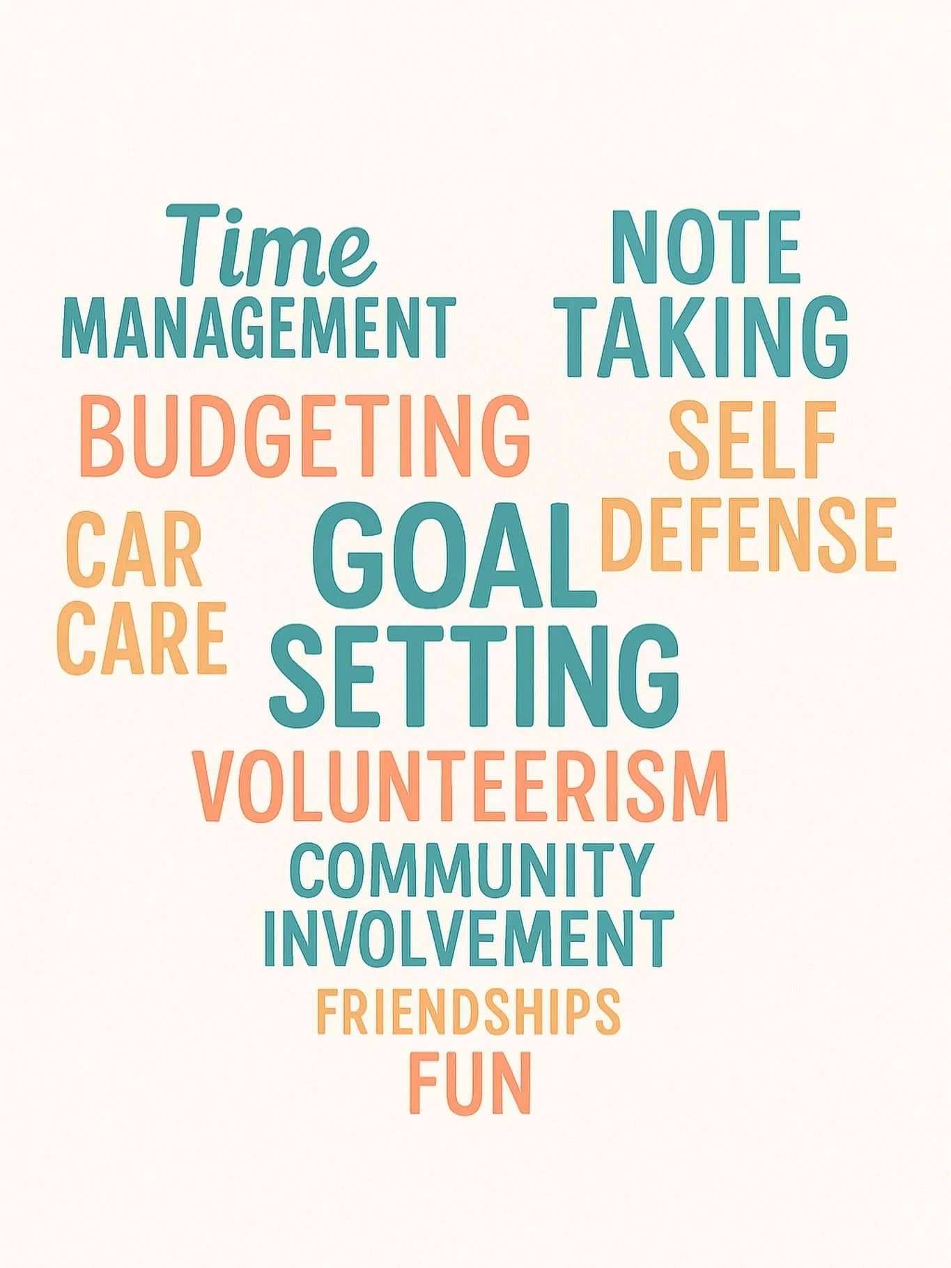 From time management and public speaking to self-defense, goal setting, budgeting, resume writing, interview skills, and more this program is all about building real-world skills that will help you for life. 

You&rsquo;ll discover your strengths, ga