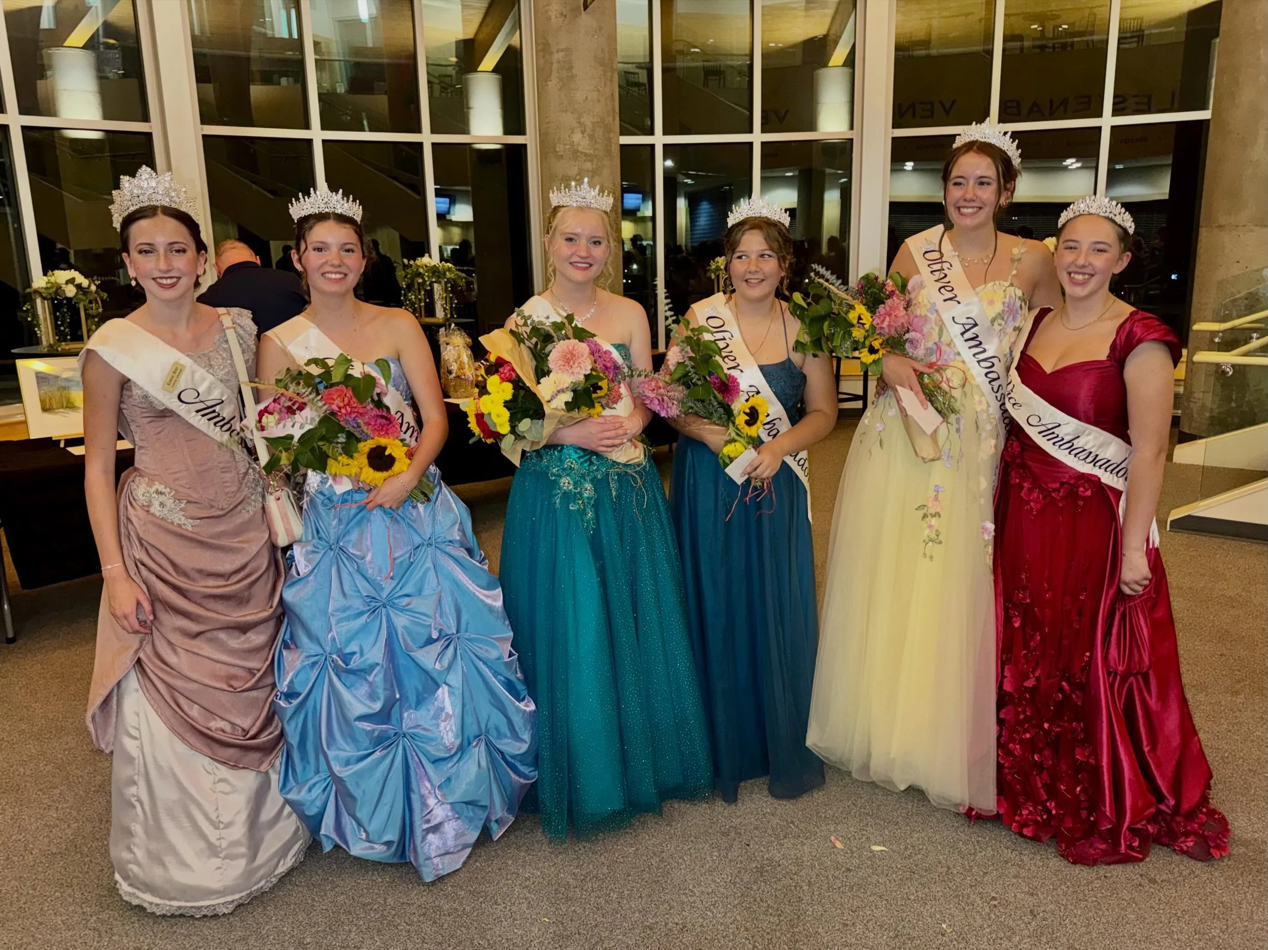What a great night!! Congratulations to all the candidates on a job well done and all you have learned along the way. We look forward to getting to know the new Ambassador Team Cienna, Ella, Kaelyn, Madison! 
A special thank you to the Oliver Ambassa