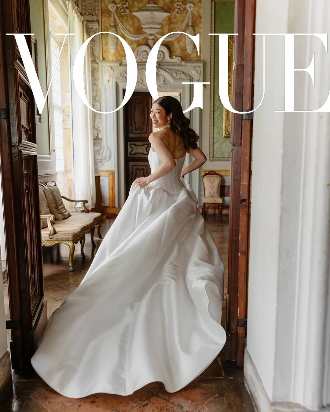 We are immensely proud to be featured on @vogueitalia and to share the unforgettable wedding of @ambrazhang and @ivan_ursv set against the stunning backdrop of Palazzo Albergati.
This day was the perfect embodiment of refined elegance and meaningful 