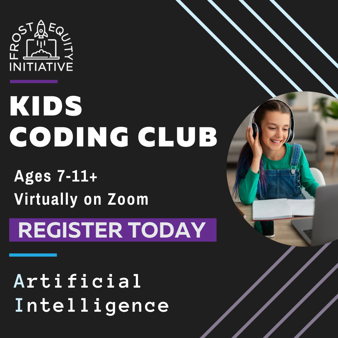 Kids Coding Club (Artificial Intelligence): August 17, 2024 - August 31, 2024
