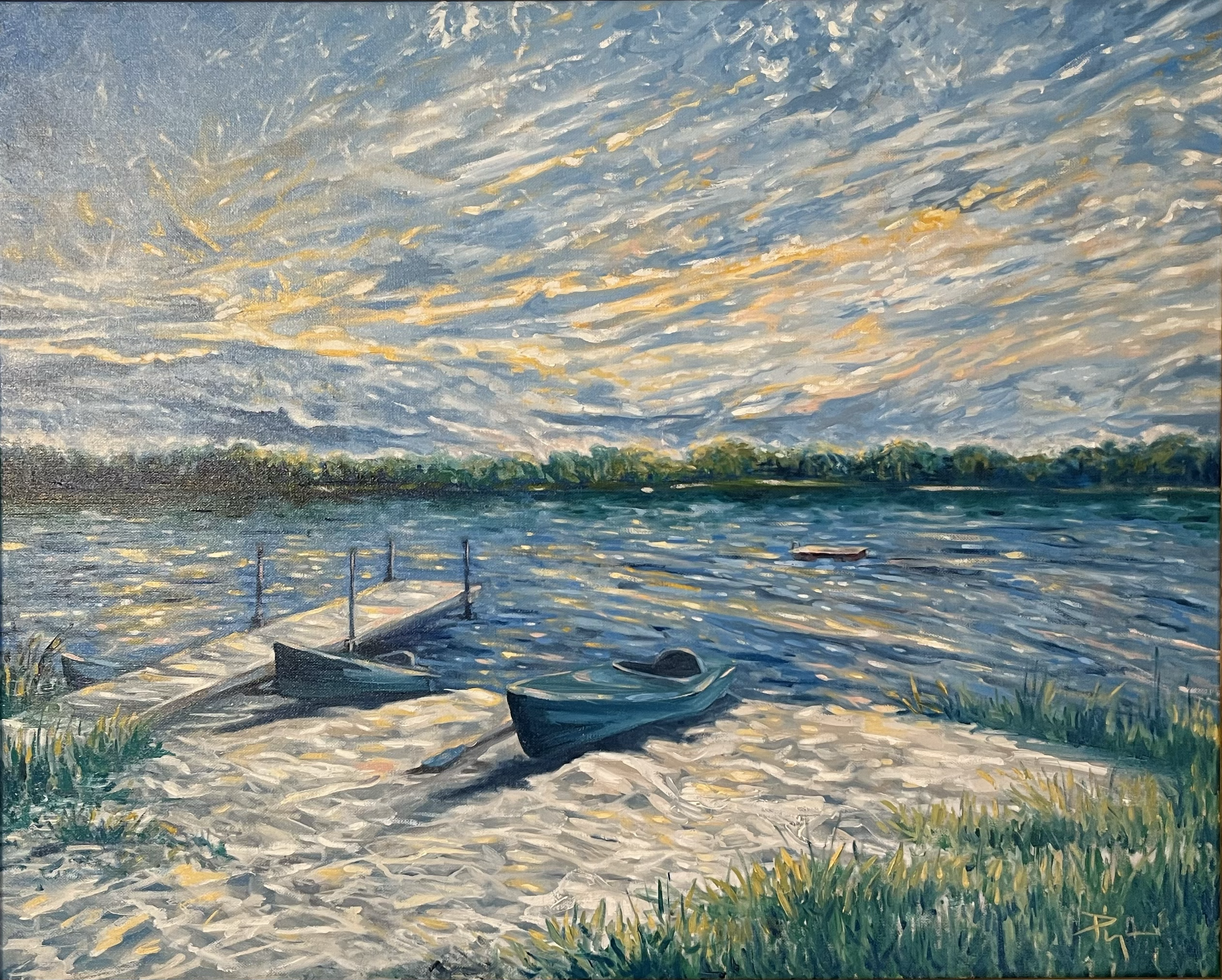 Summer at the Lake
; Oil, 30″x 24″, SOLD