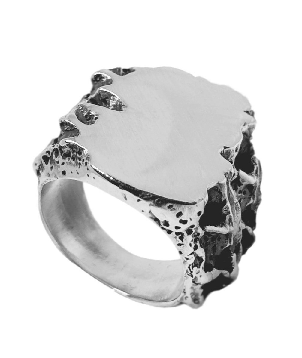 DOUBLE SKELETON SIGNET RING